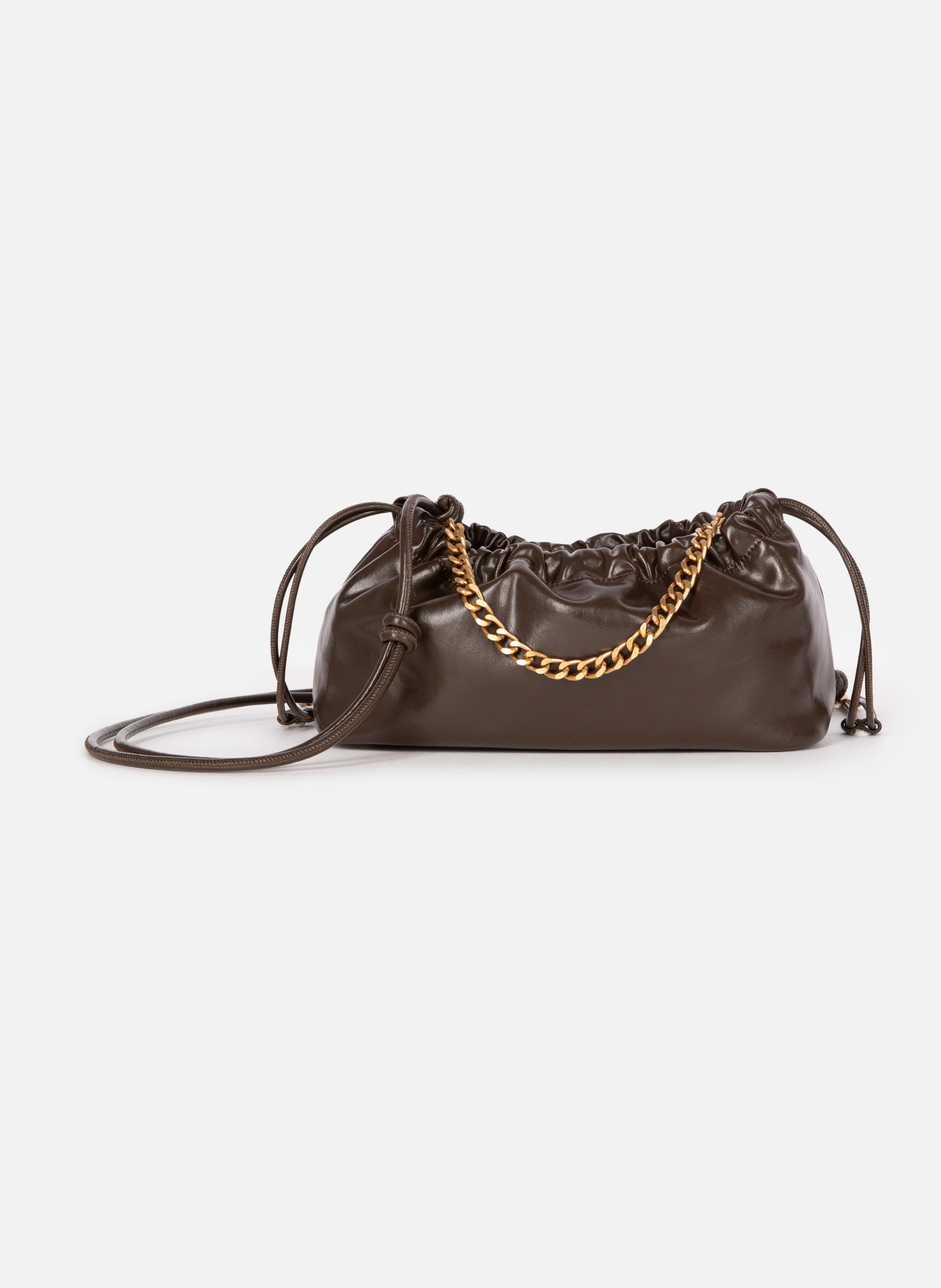 Sac taylor en cuir recyclé THE KOOPLES Marron