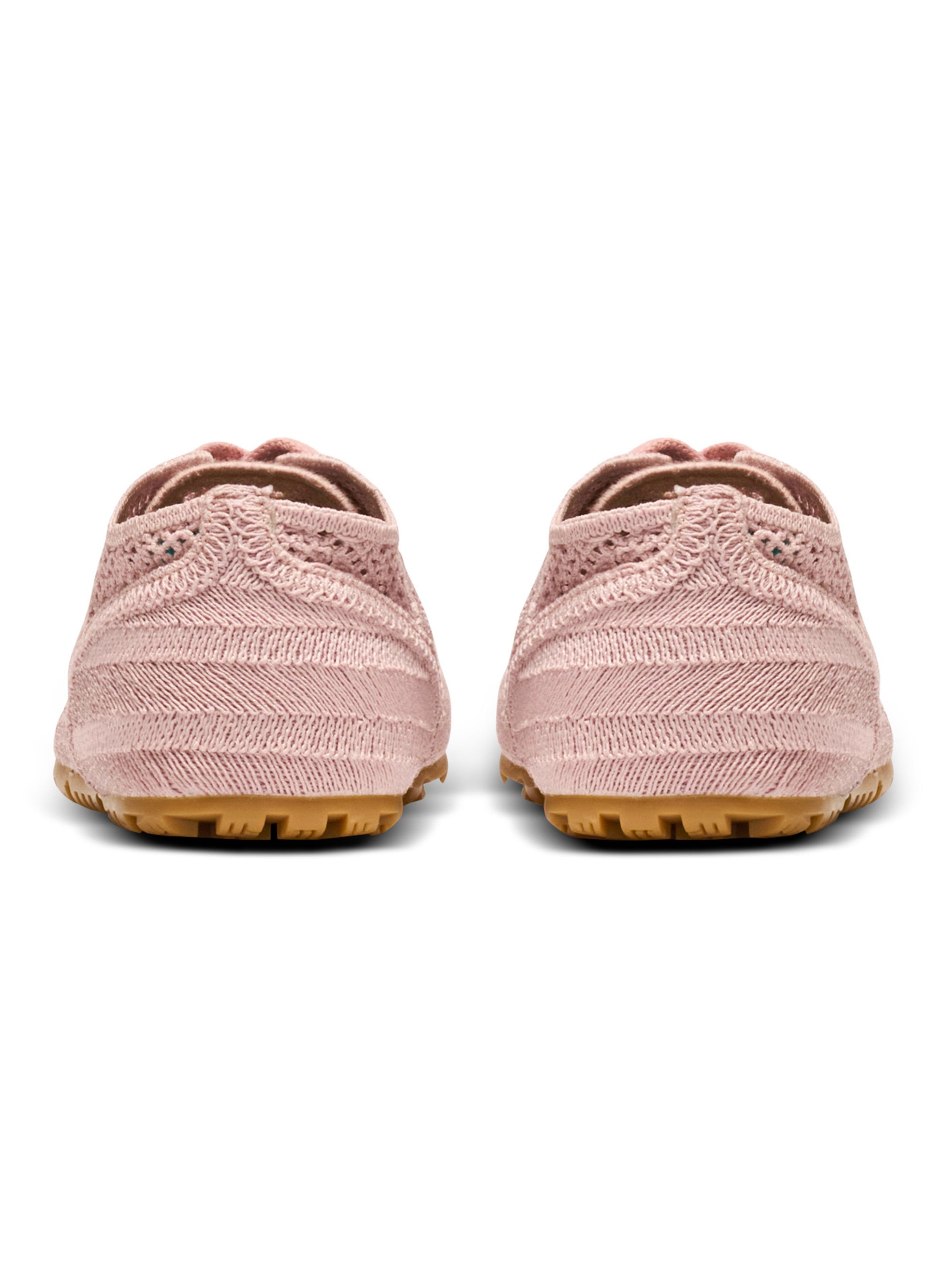 Baskets racer 45 en macramé BALMAIN Rose