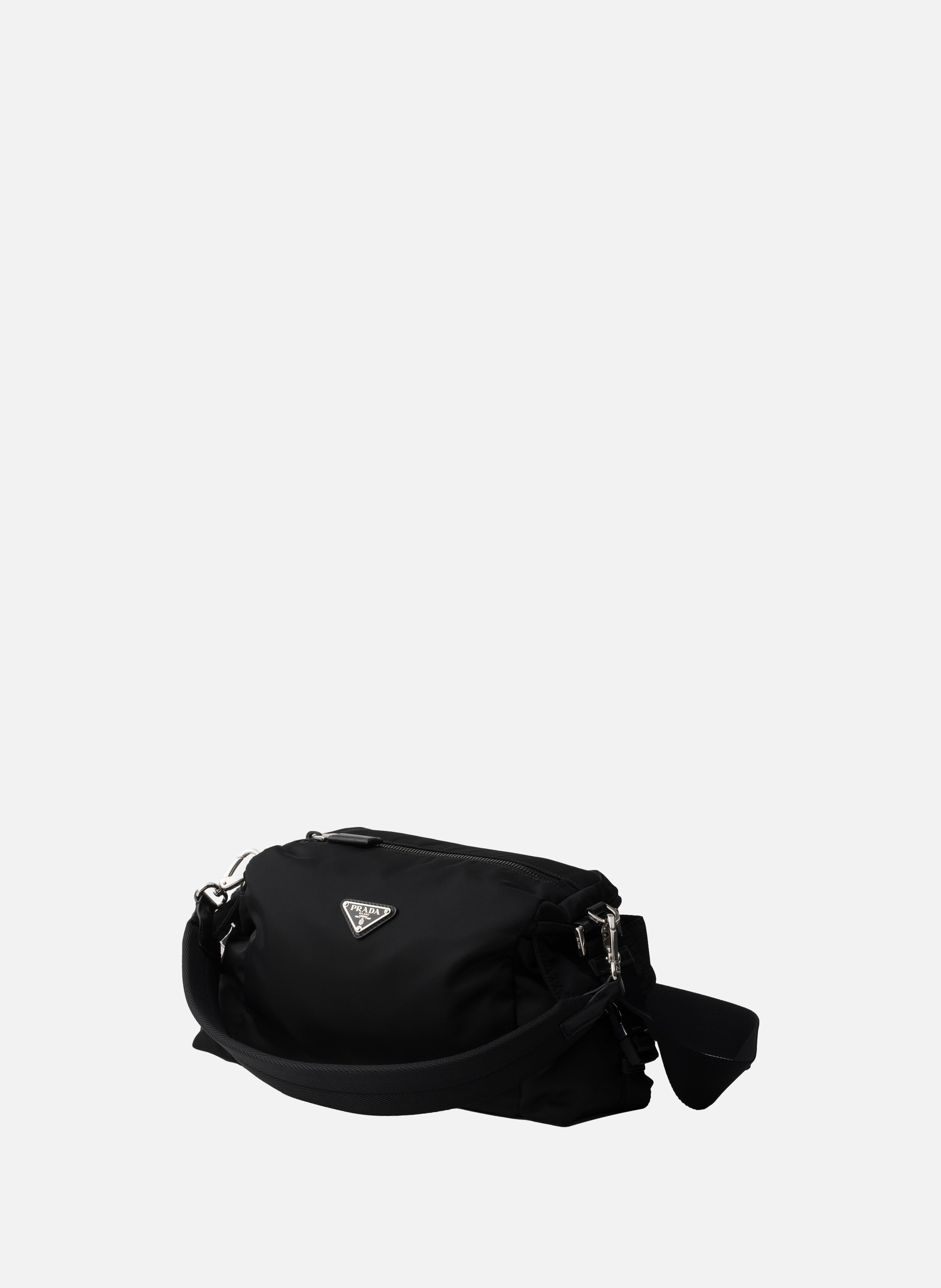 Sac prada explore en re-nylon et cuir PRADA Noir
