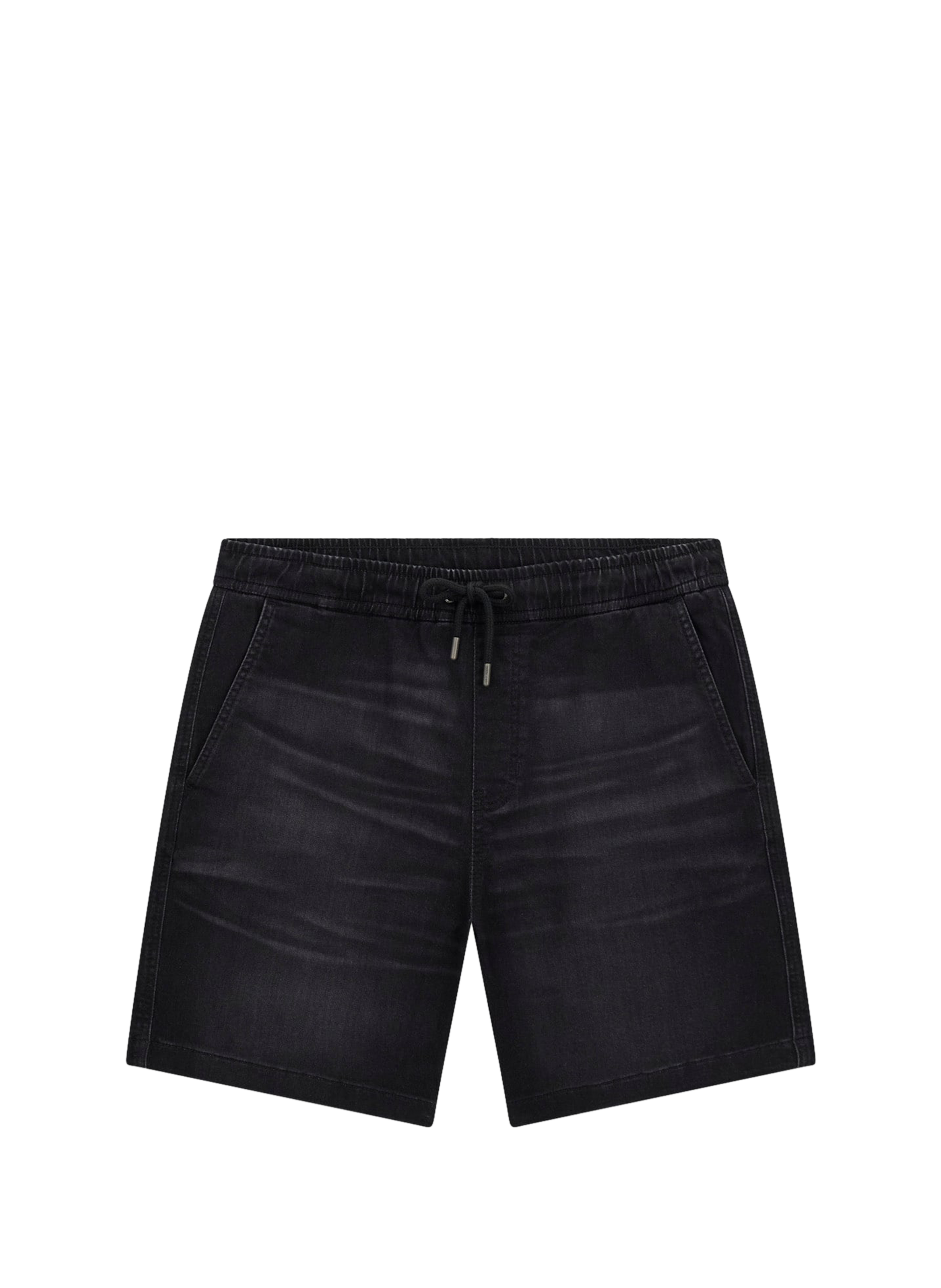 Straight cotton blend shorts GUESS Black