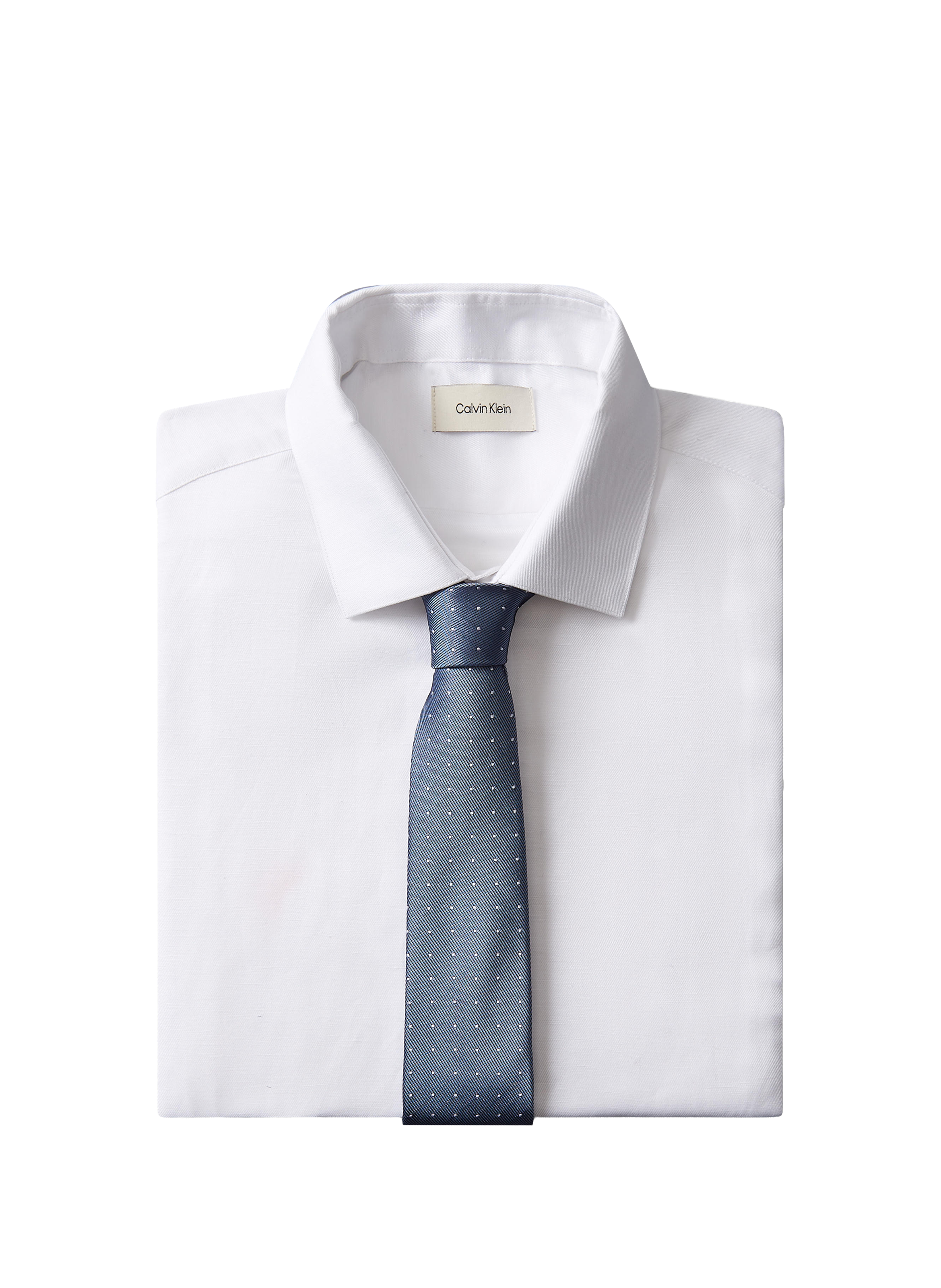 Corbata de lunares CALVIN KLEIN Azul