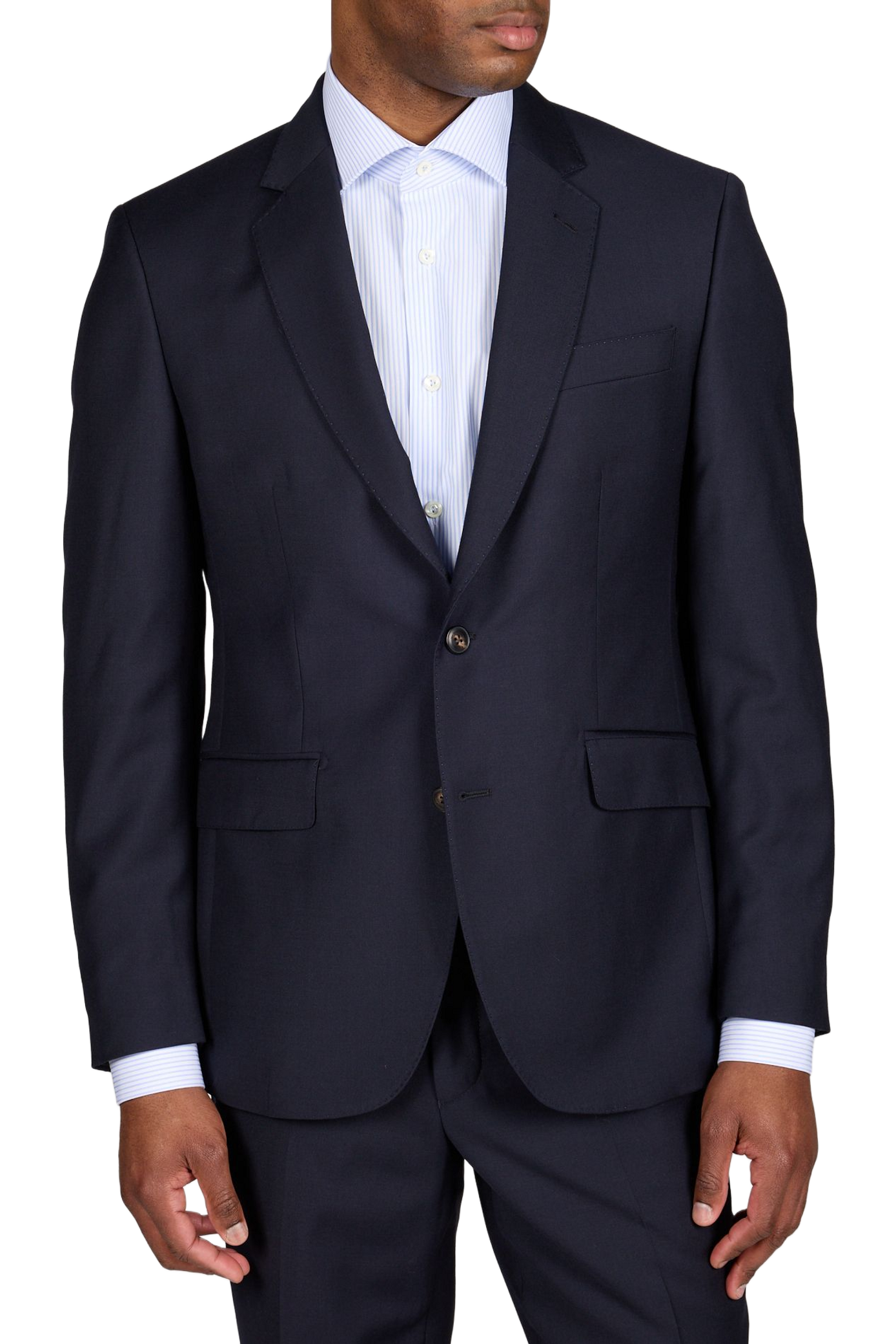 Veste de costume en laine HACKETT Bleu