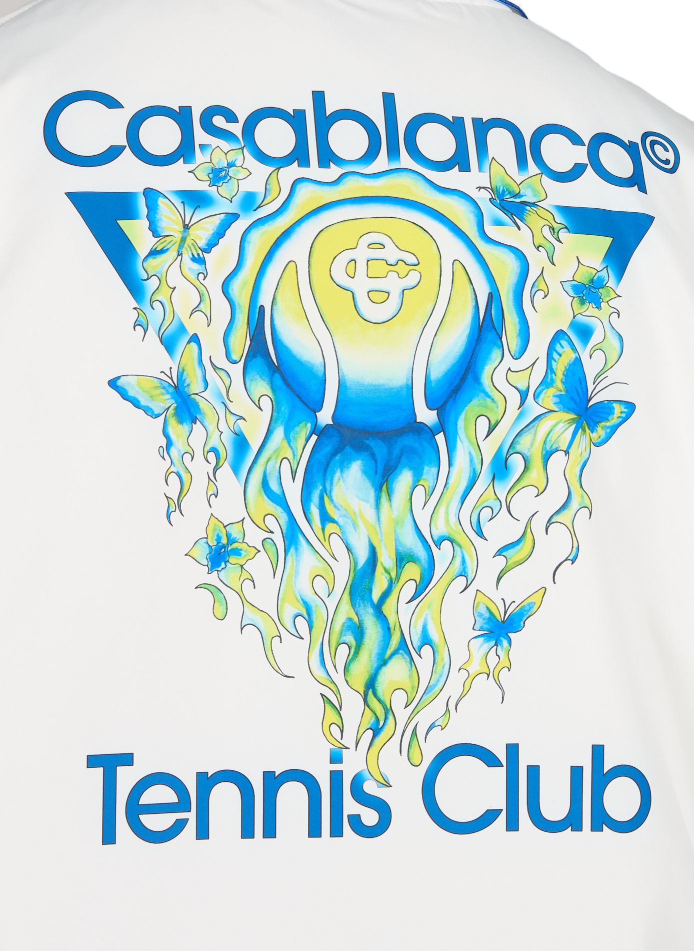 Veste imprimé Tennis Club CASABLANCA PARIS Blanc