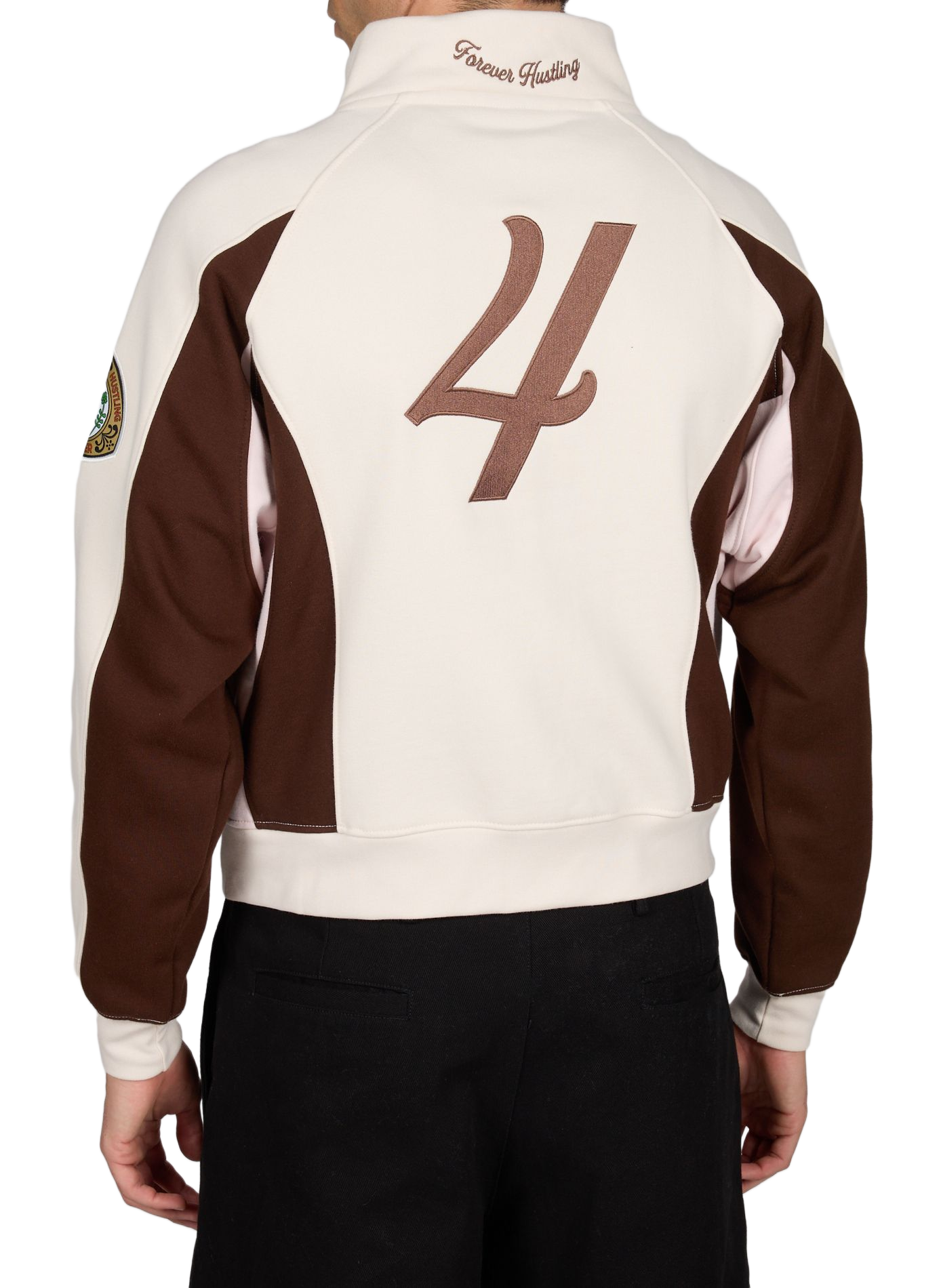 Veste Trevi Track en coton mélangé JACKER. Beige