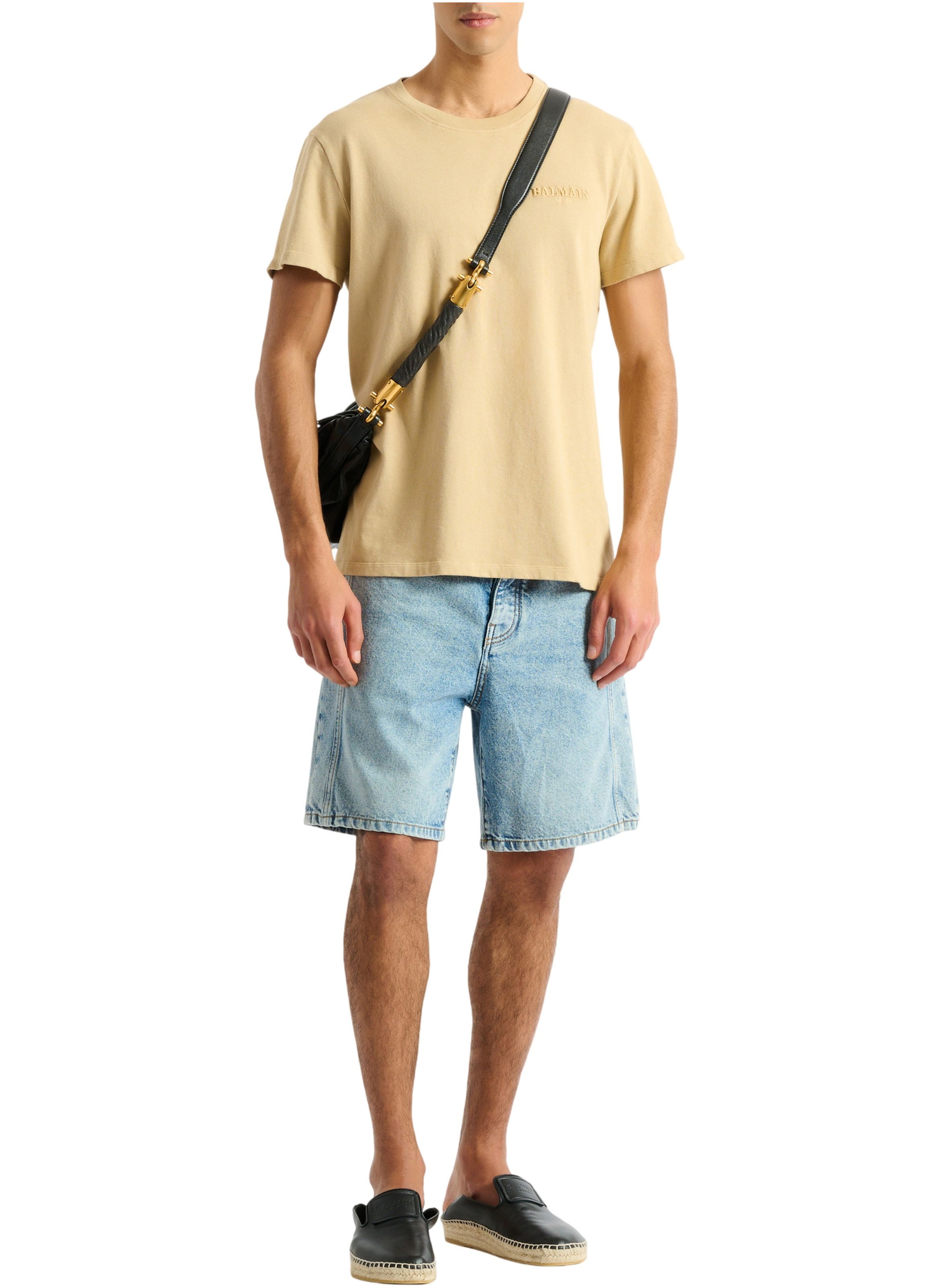 T-shirt balmain vintage brodé BALMAIN Beige