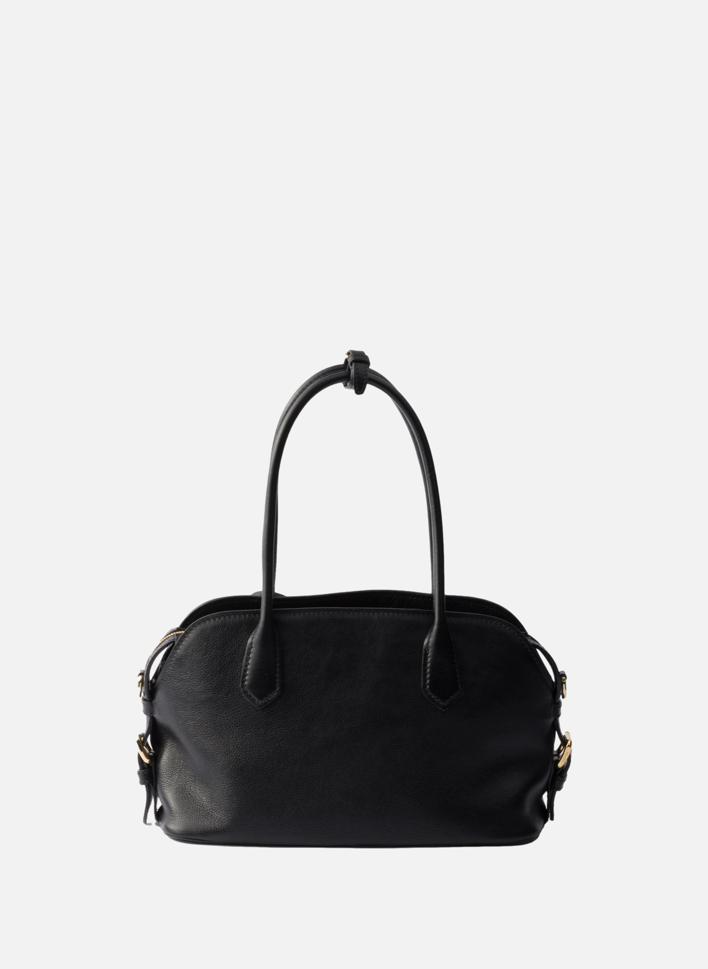 Cabas en cuir PRADA Noir