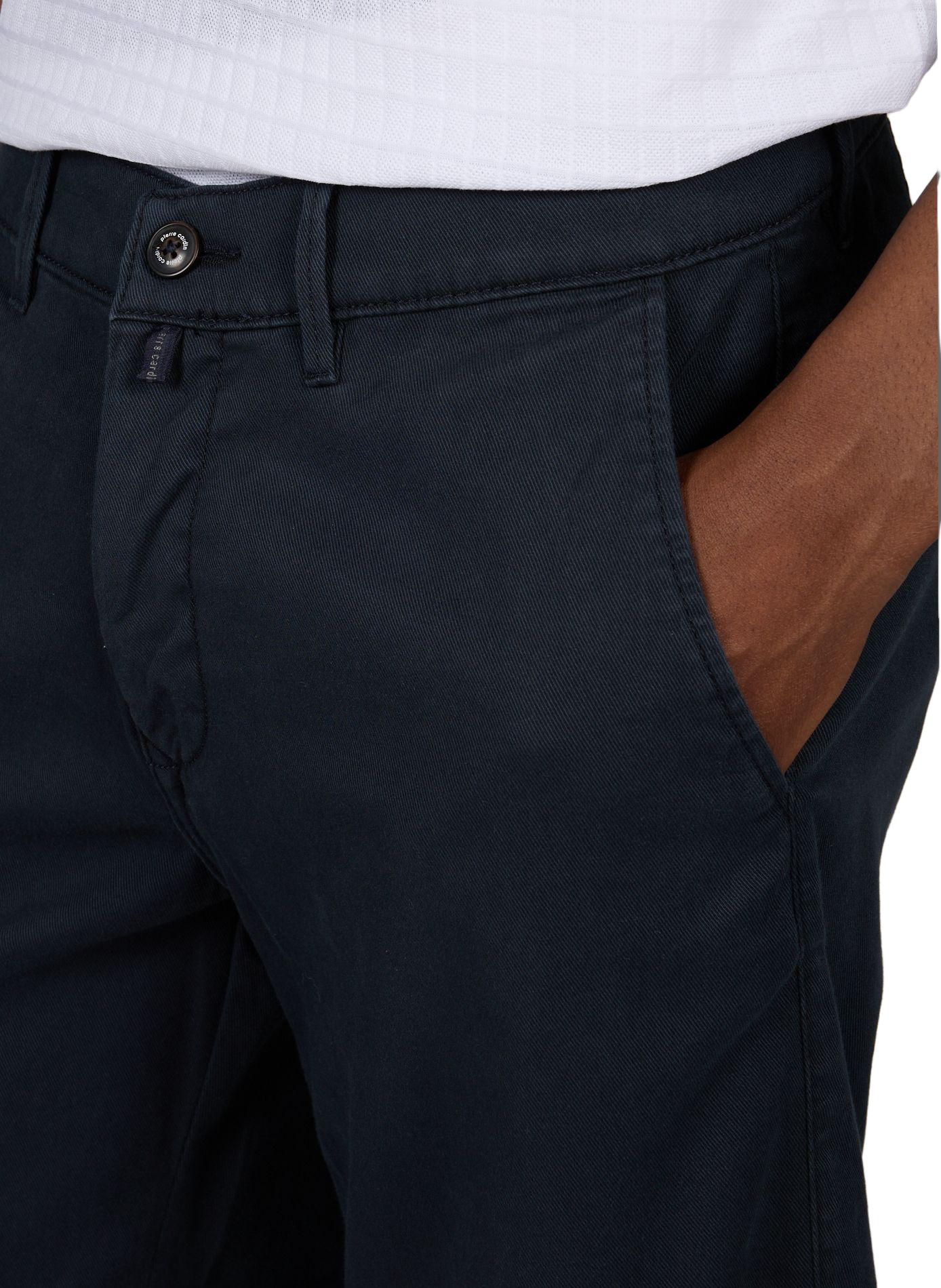 Short regular fit in blended cotton PIERRE CARDIN Blue