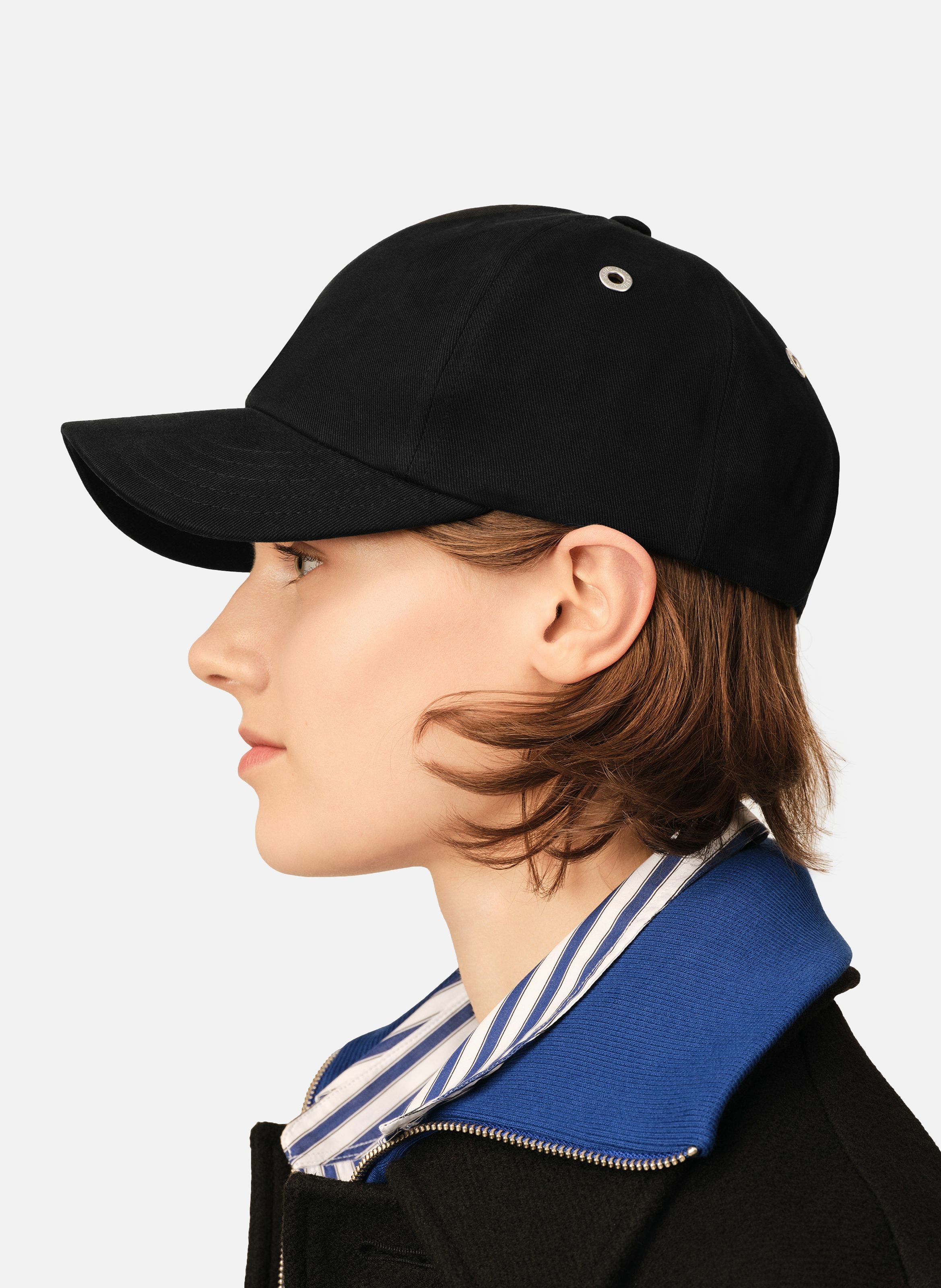 Casquette unisexe en coton ami de coeur AMI PARIS Noir