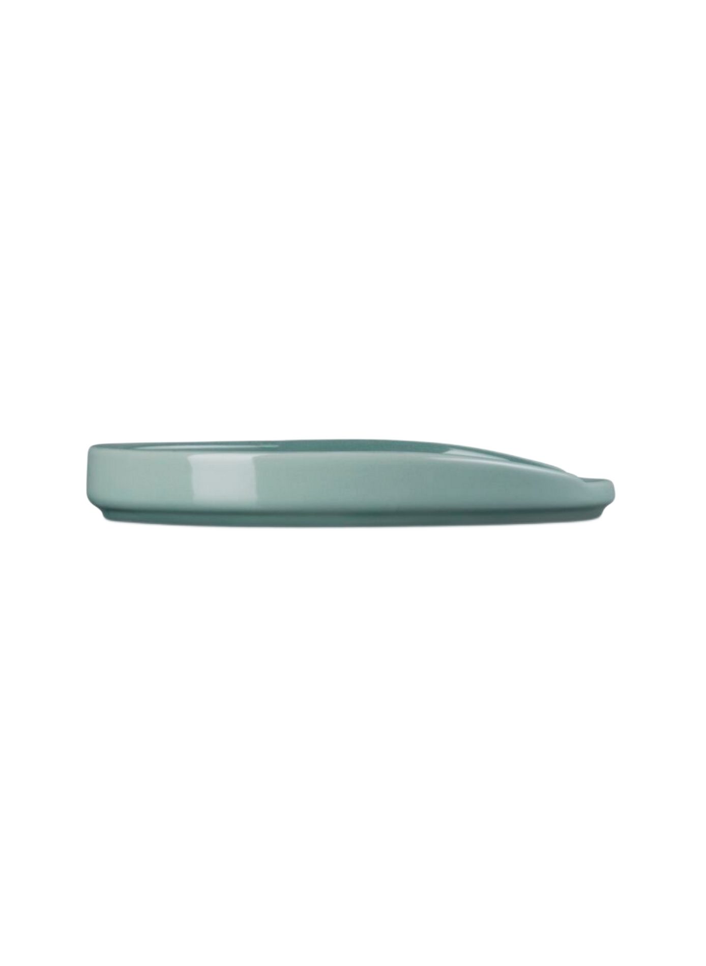Löffelablage aus Keramik in ovaler Form | Grau LE CREUSET Haus