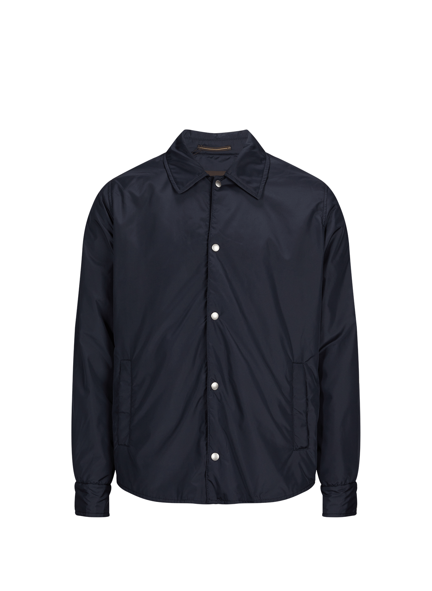Water-repellent jacket with a classic collar SLOWEAR Blue