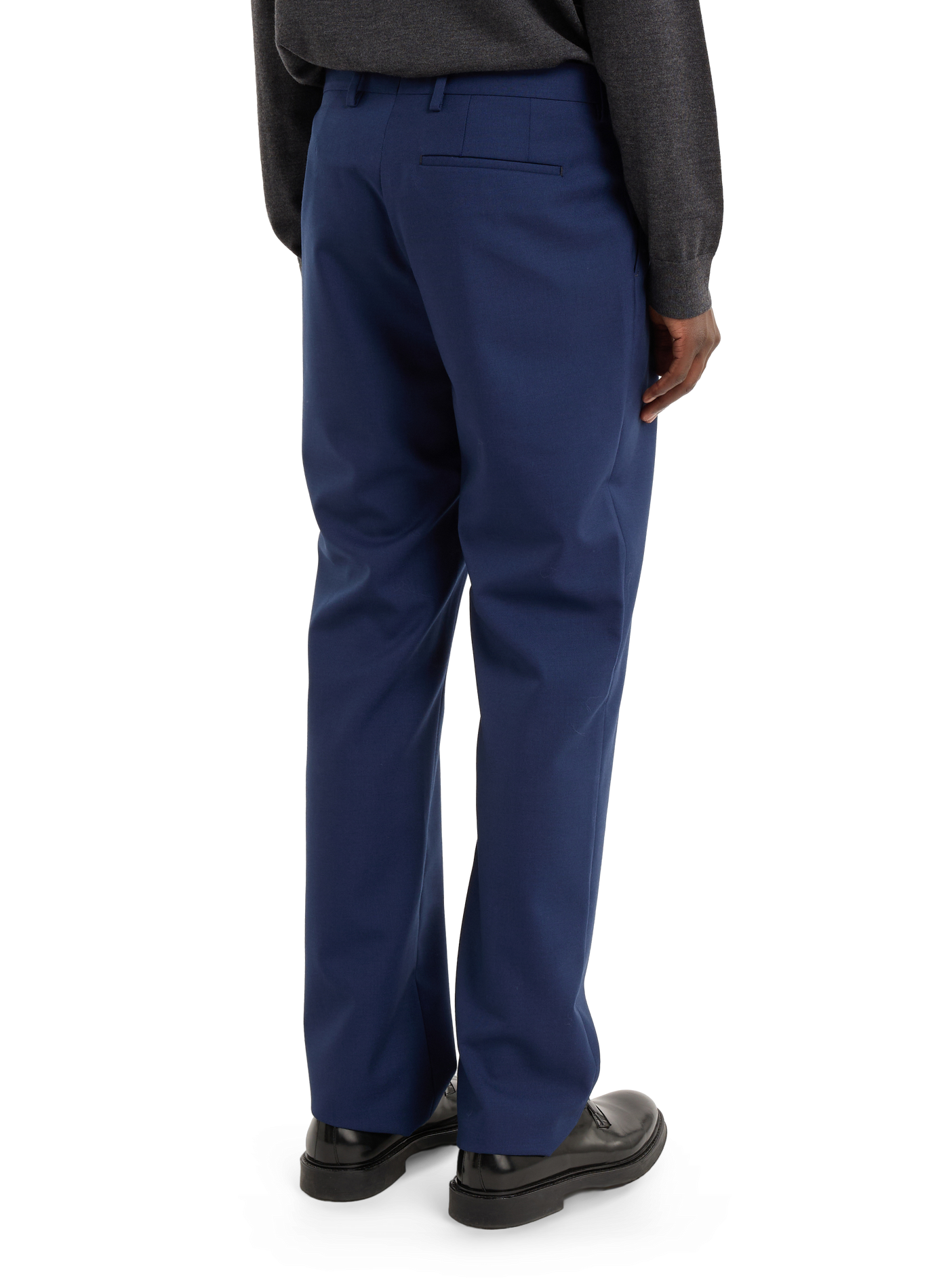 Pantalon de costume ISO-P droit en laine | Bleu SAISON 1865 Homme