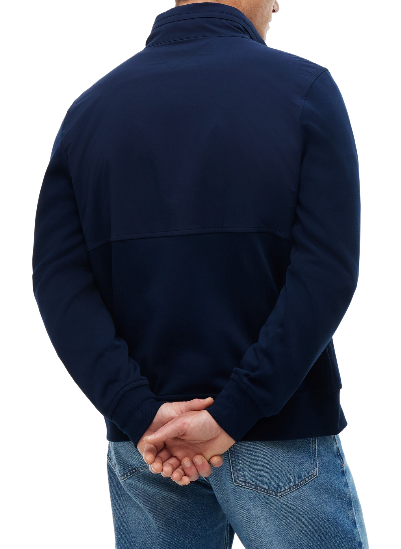 Sweatshirt mit Logo aus Baumwollmischung TOMMY HILFIGER Blau