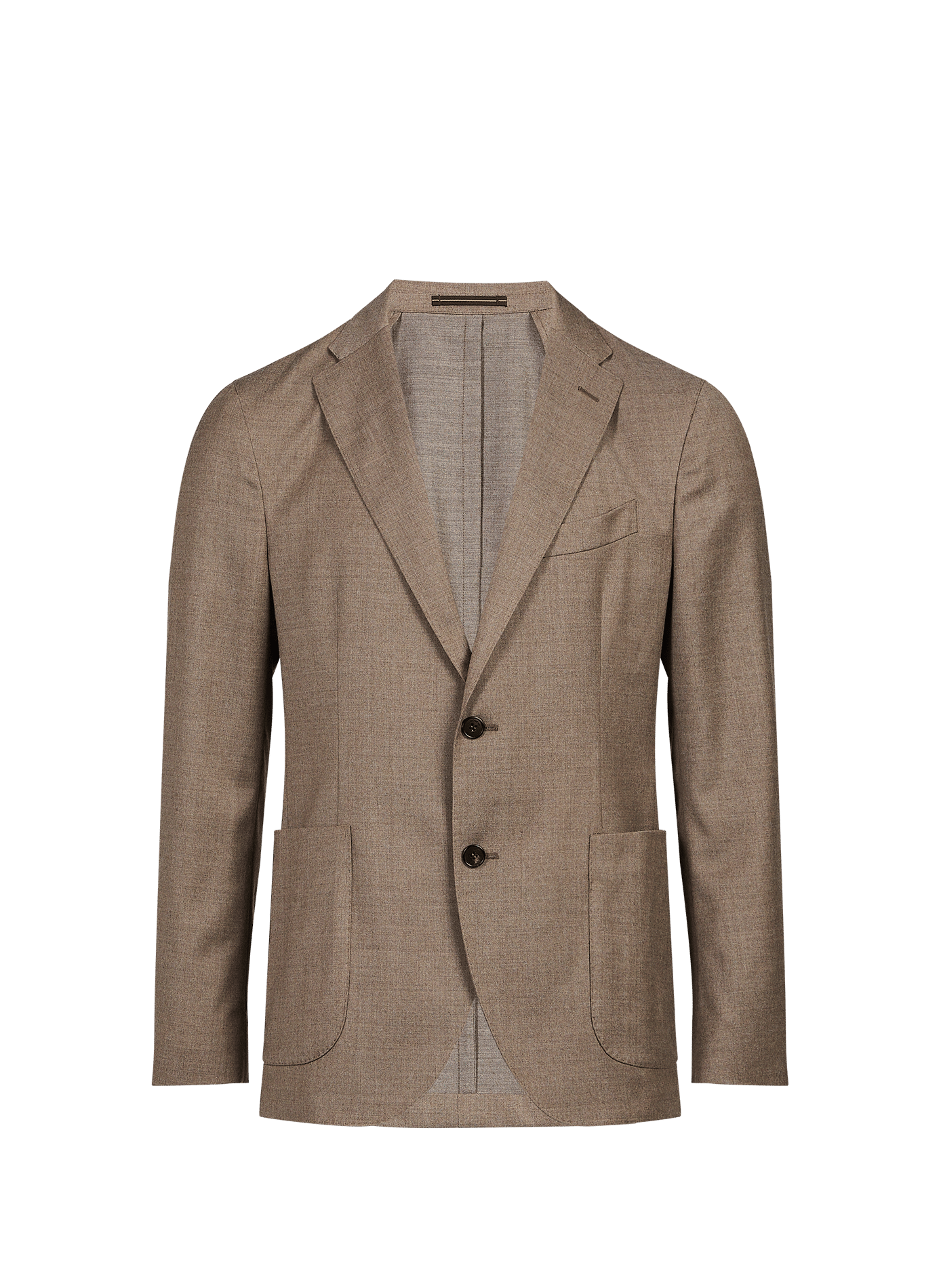 Blazer droit en laine vierge mélangée SLOWEAR Beige