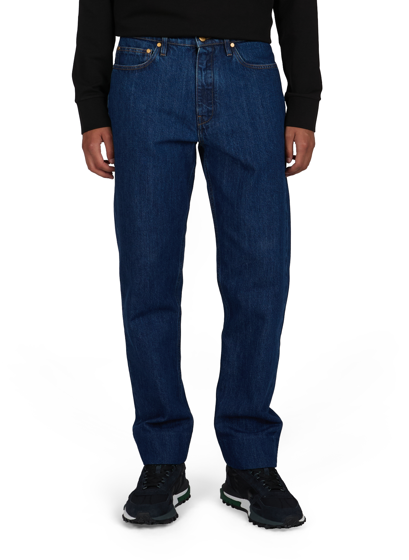 Wide-leg cotton jeans JIL SANDER Blue