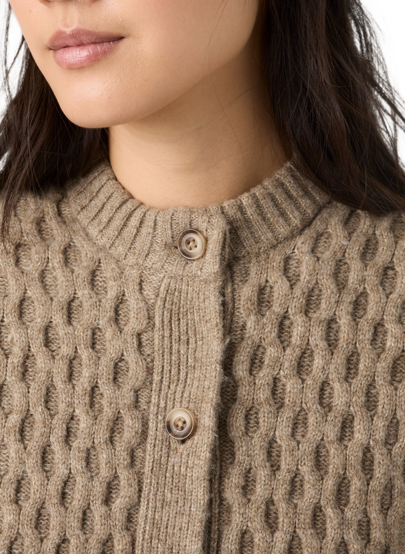 Straight round neck vest LEVI'S Beige