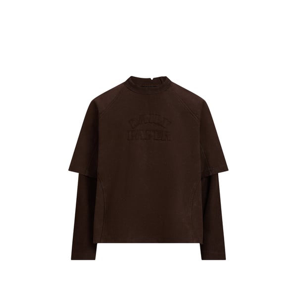 Sweat ample à broderie uni Sweat ample à broderie uni