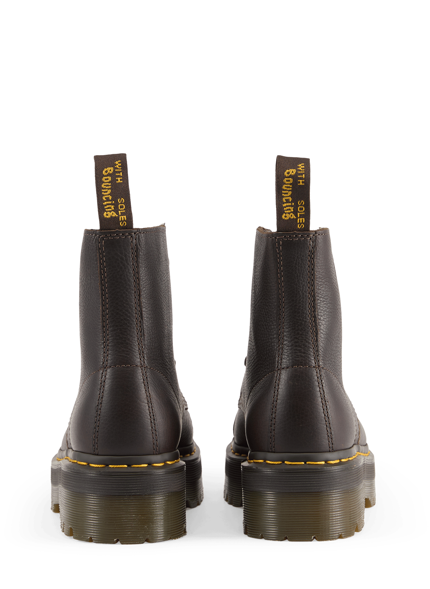 Bottines en cuir DR. MARTENS Marron