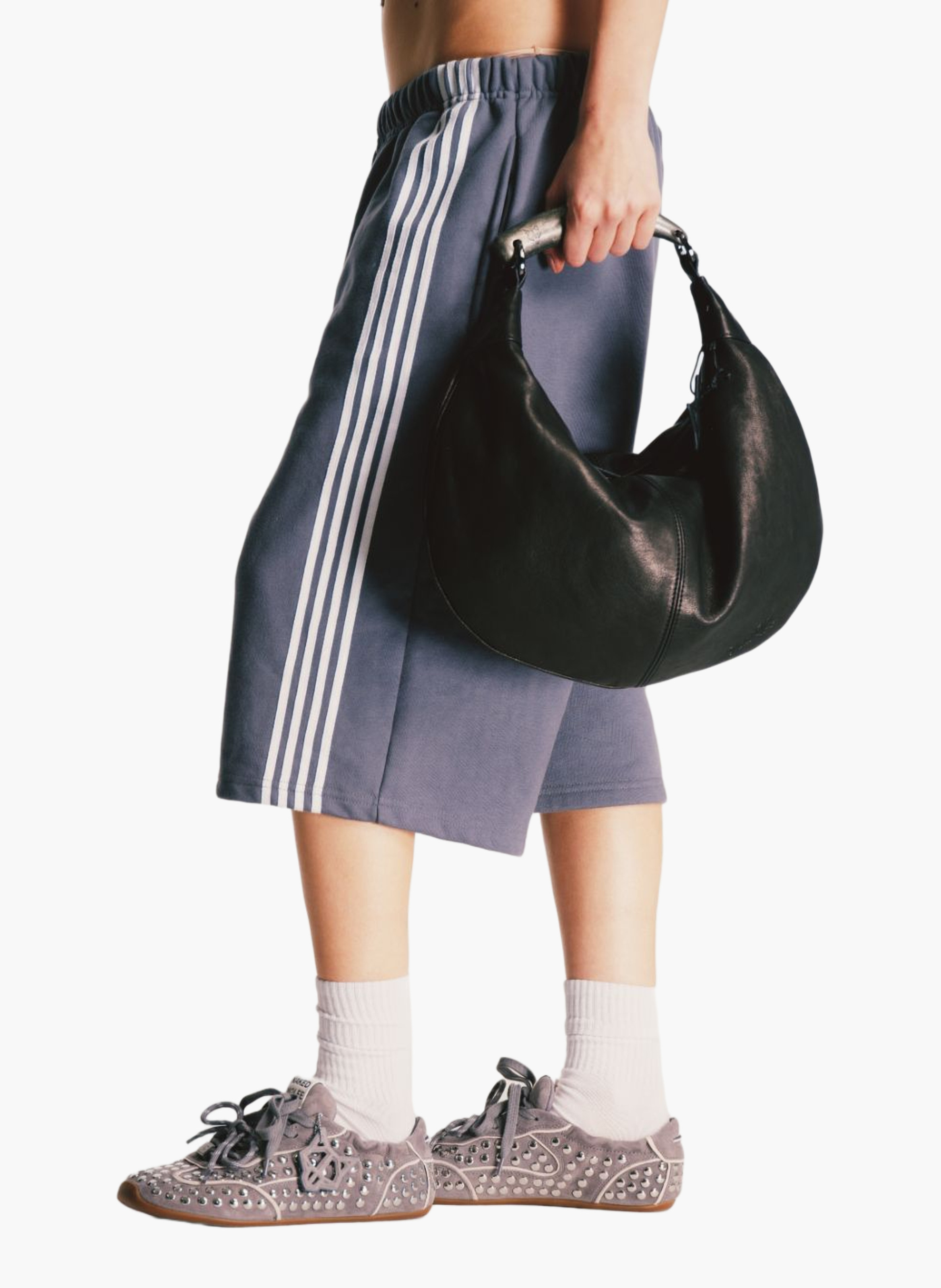 Soul-sneakers met studs NAKED WOLFE Grijs