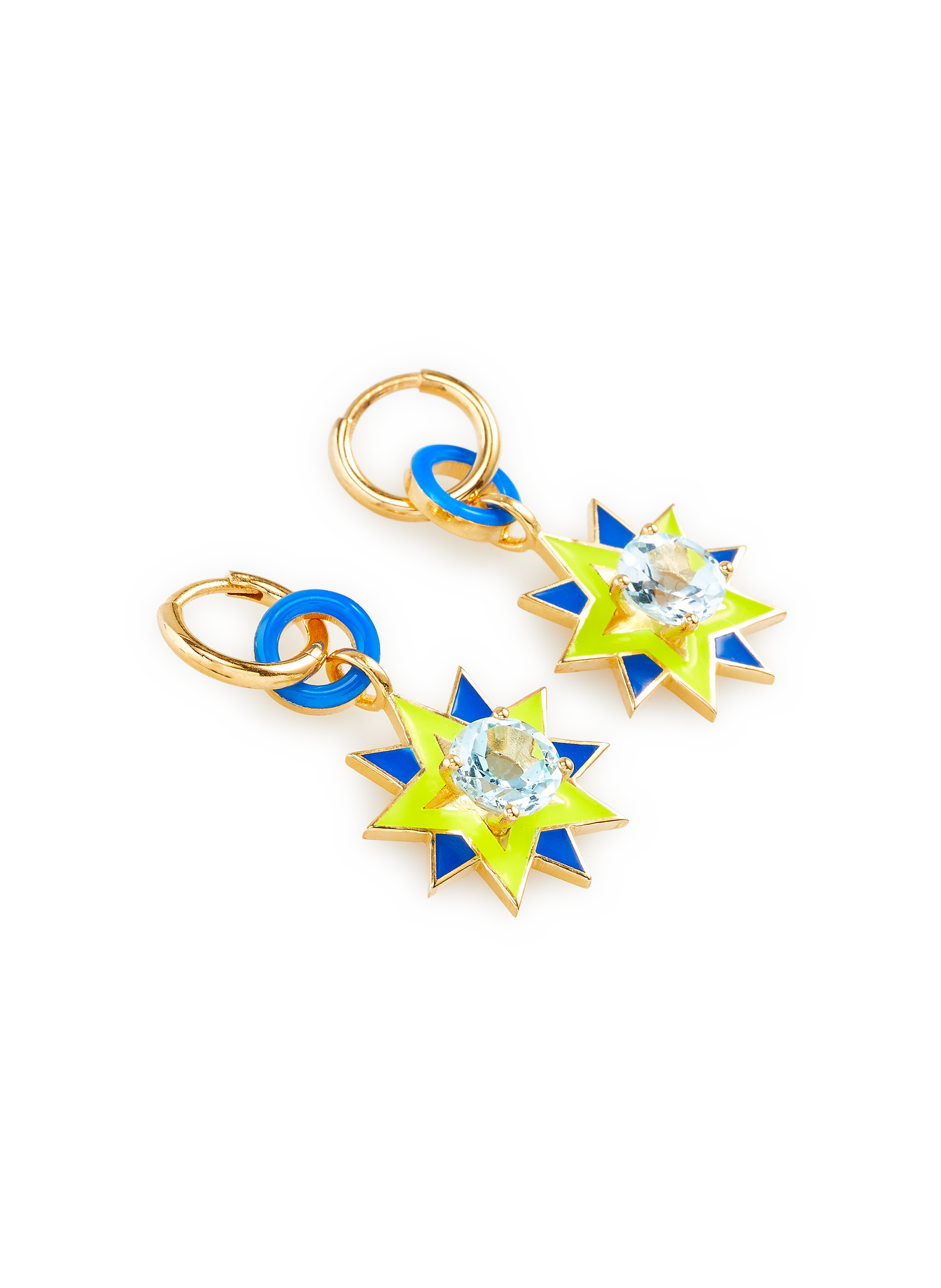 Boucles d'oreille étoile  EYE M - ILEANA MAKRI Multicolore