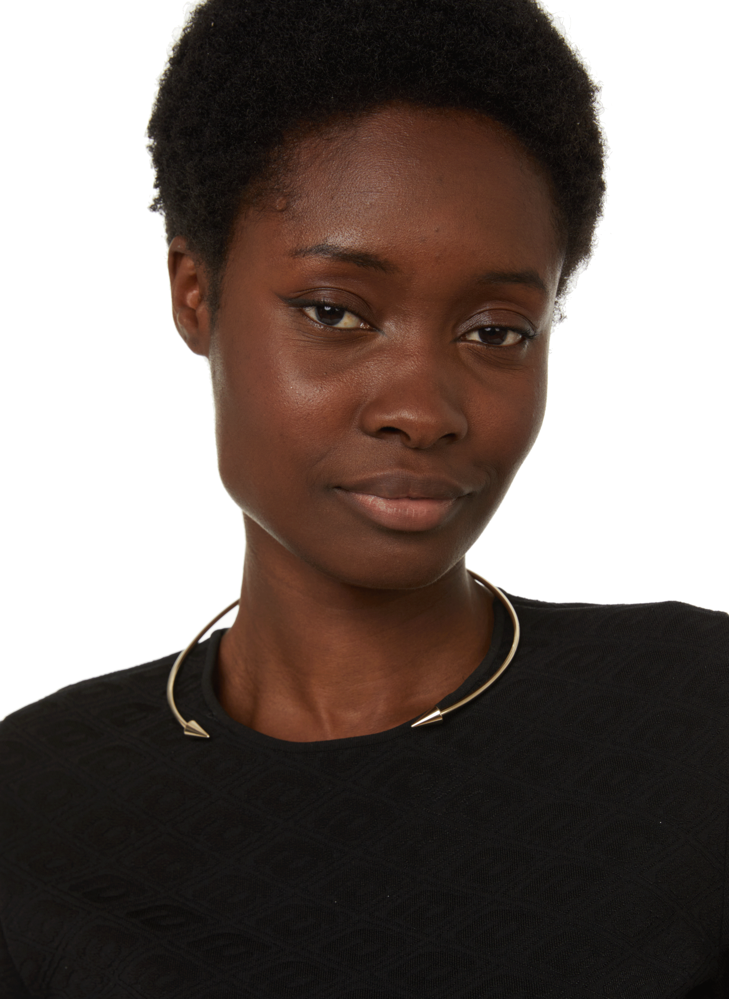 Jacquard short T-shirt ALEXANDER WANG Black