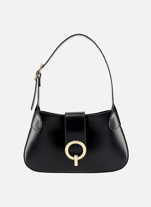 Sac en cuir lisse janet Noir by SANDRO SANDRO Sac en cuir lisse janet Noir