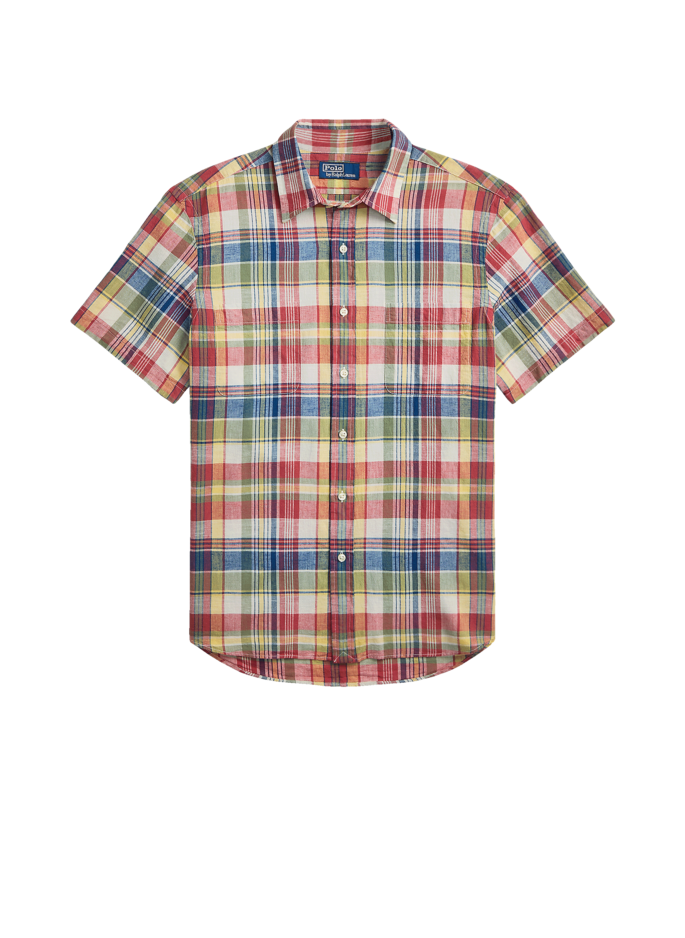 Chemise à carreaux en coton Multicolore