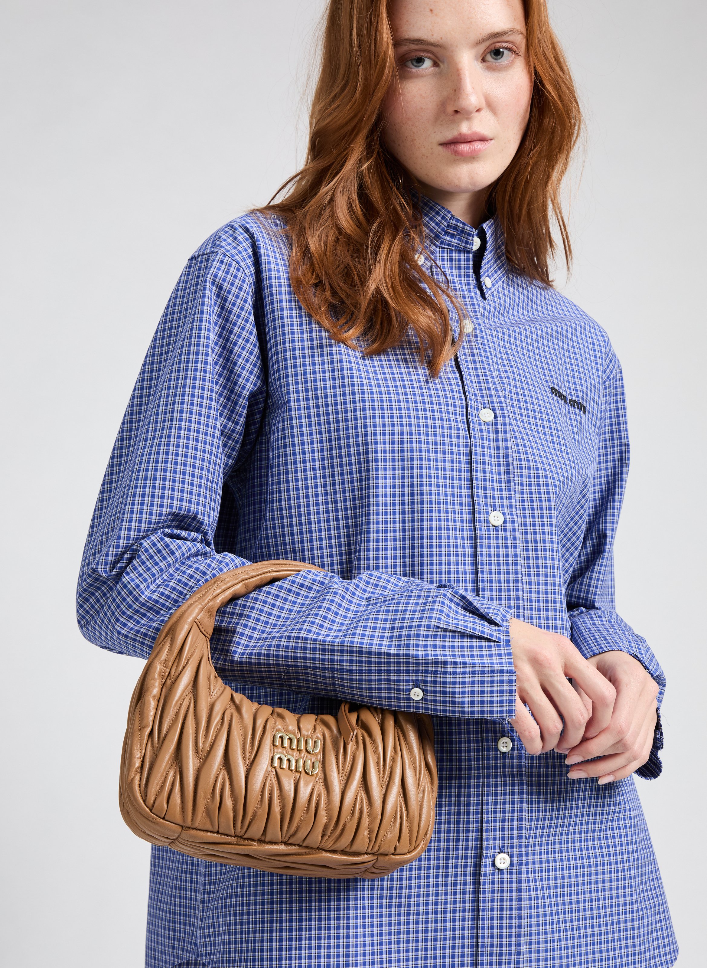 Sac à main Wander matelassé  MIU MIU Marron