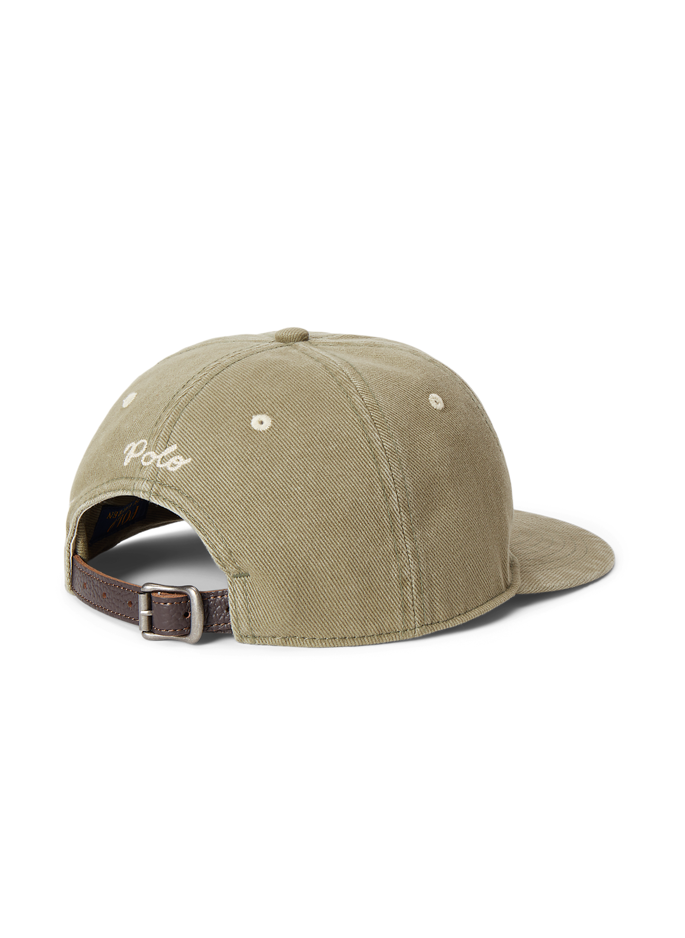 Casquette R brodé POLO RALPH LAUREN Kaki