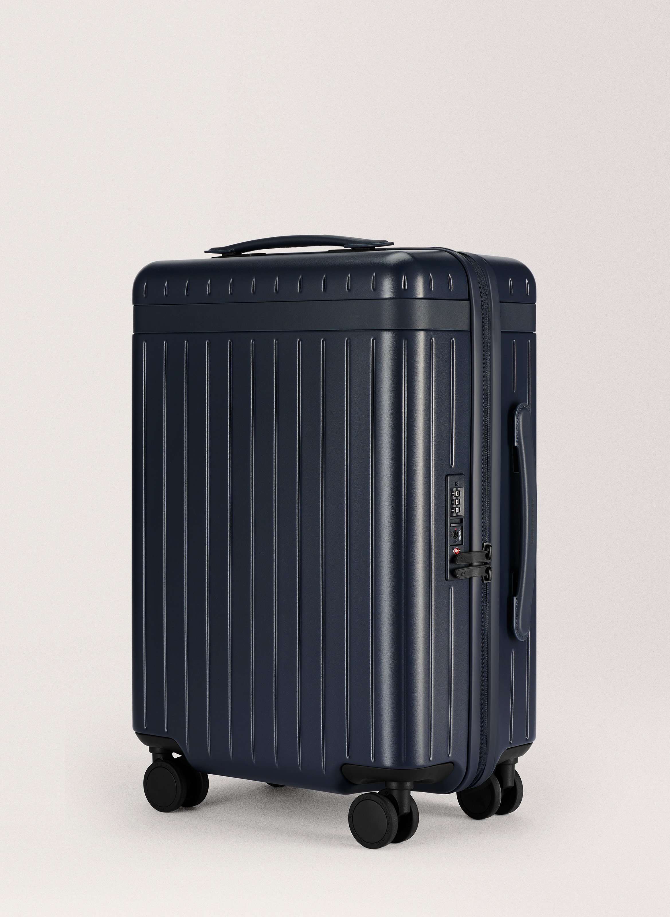 Valise 'the carry-on' en polycarbonate à fermeture zippée CARL FRIEDRIK Bleu