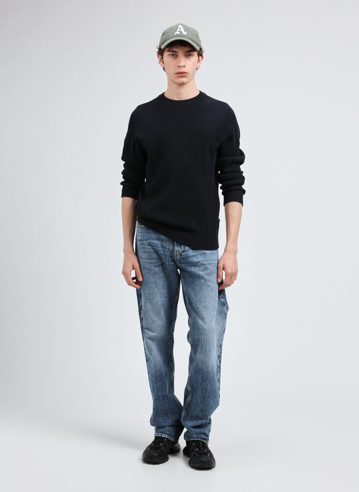 Ribbed jumper NN.07 Blue