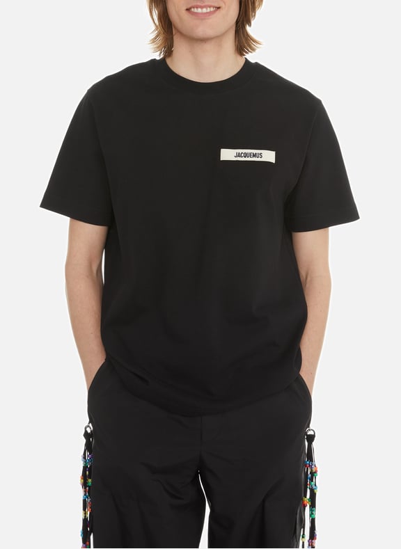 Grosgrain logo T-shirt Black by JACQUEMUS JACQUEMUS Grosgrain logo T-shirt Black