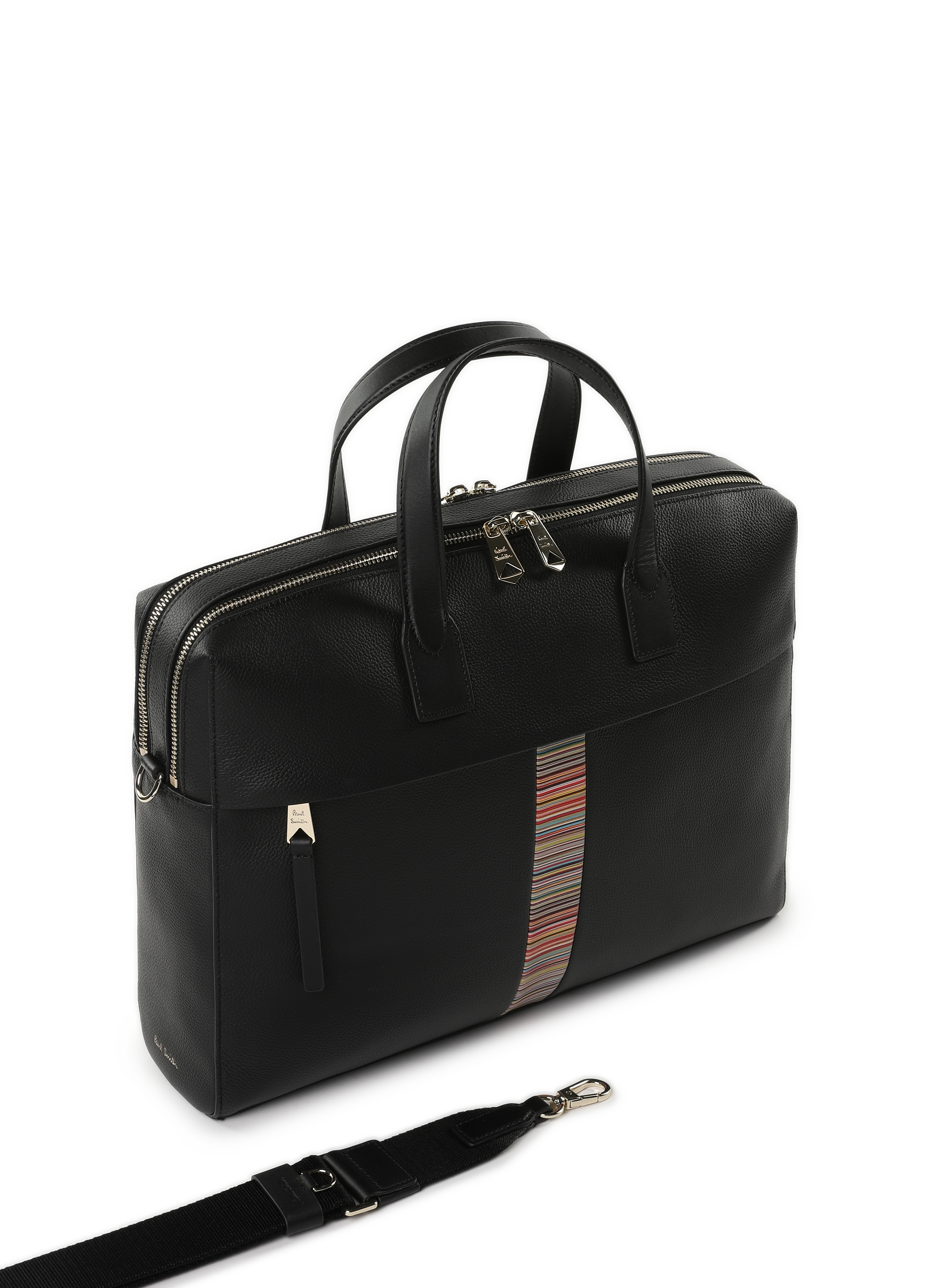 Leather briefcase PAUL SMITH Black