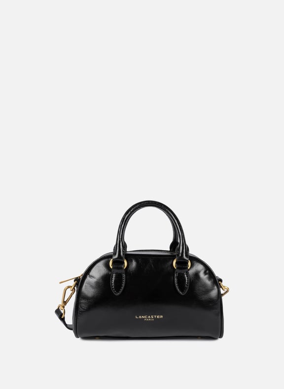 Small bowling bag - Rétro Bow Black by LANCASTER LANCASTER Small bowling bag - Rétro Bow Black