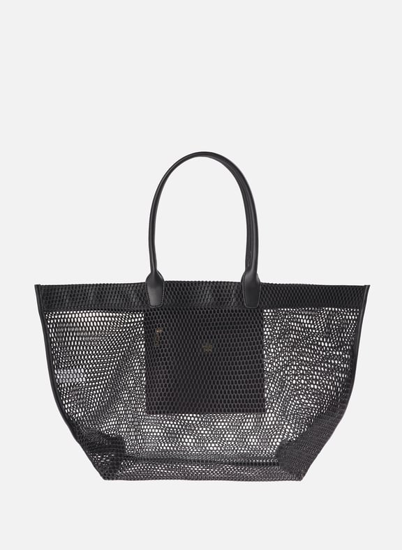Mesh tote bag Black by 64 BLD HAUSSMANN PARIS 64 BLD HAUSSMANN PARIS Mesh tote bag Black