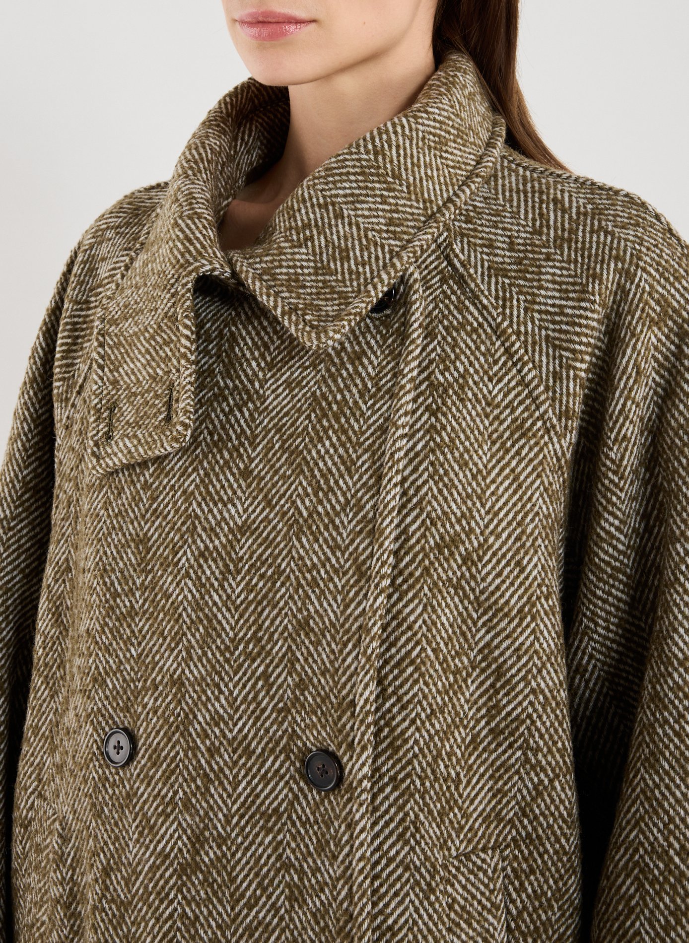 Manteau Juliette en laine mélangée BELLEROSE Multicolore