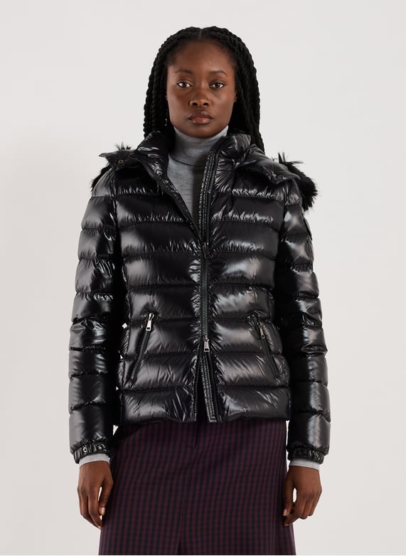 Doudoune matelassée à capuche | Noir by MONCLER Doudoune matelassée à capuche Noir