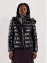 Doudoune matelassée à capuche | Noir by MONCLER MONCLER Doudoune matelassée à capuche | Noir