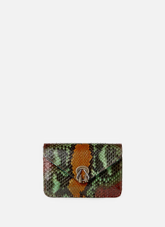 Porte-cartes Alex en cuir Multicolore by CLARIS VIROT CLARIS VIROT Porte-cartes Alex en cuir Multicolore