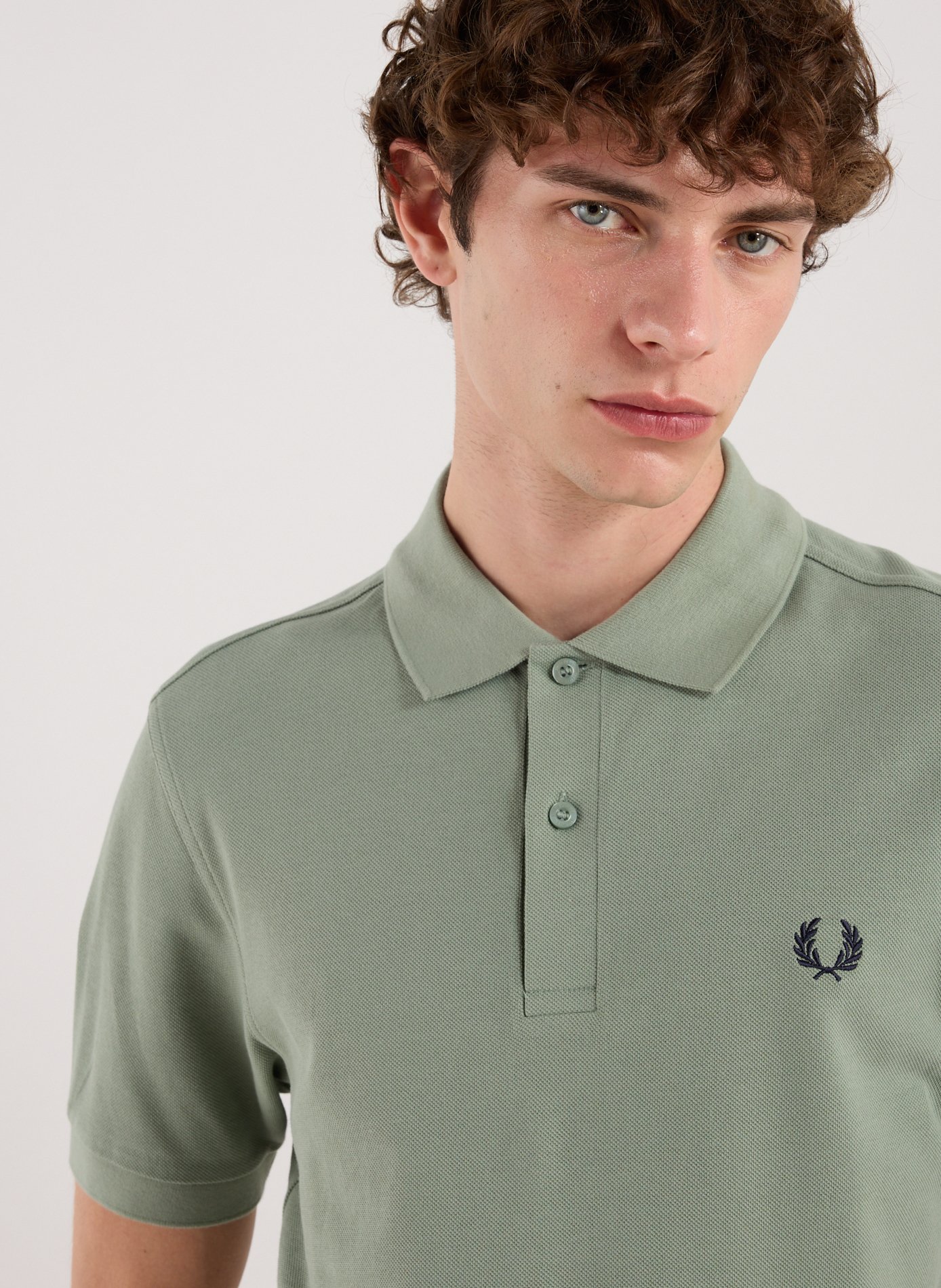 Polo en coton piqué FRED PERRY Bleu