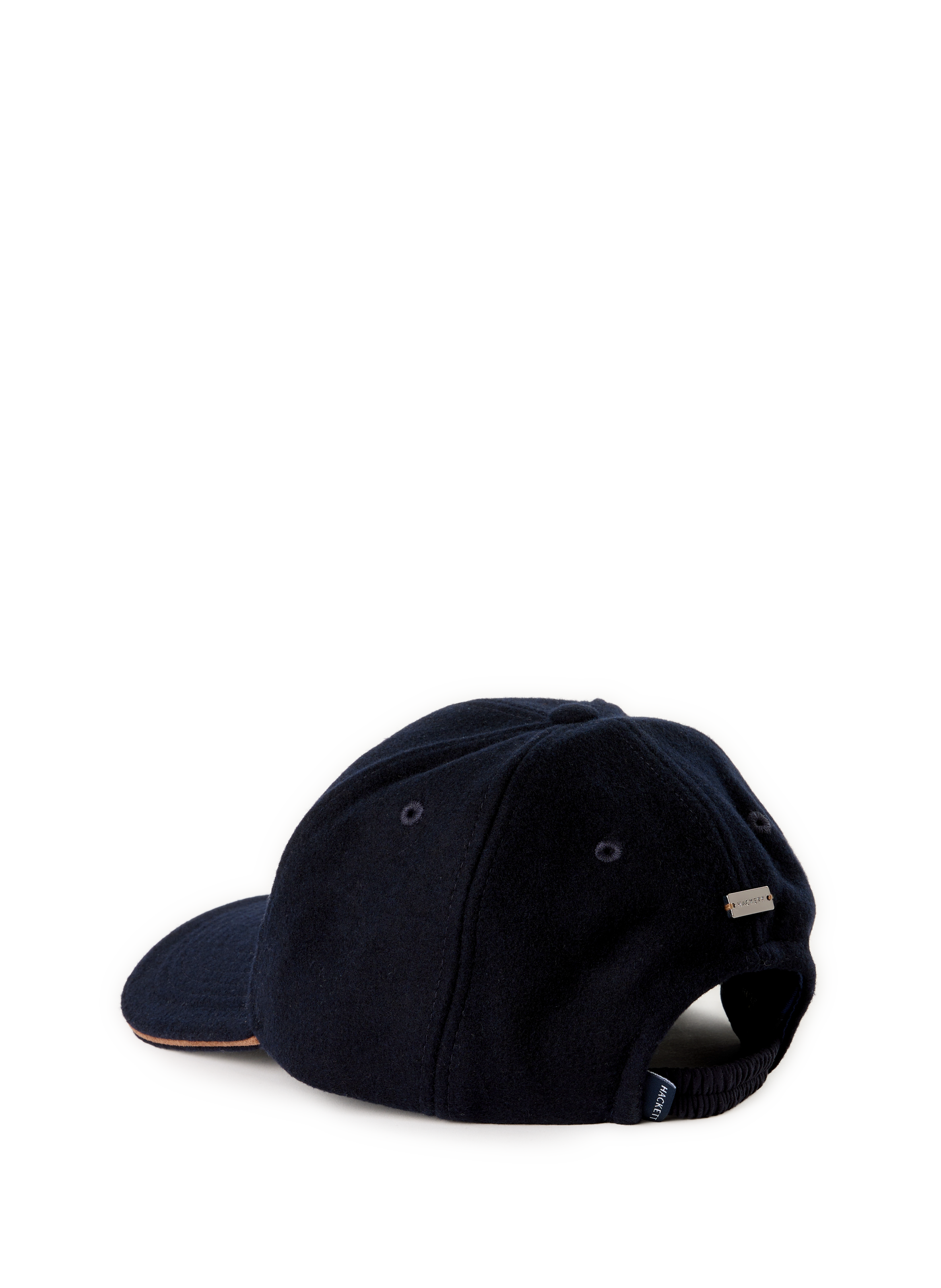 Solid color cap with curved visor HACKETT Blue