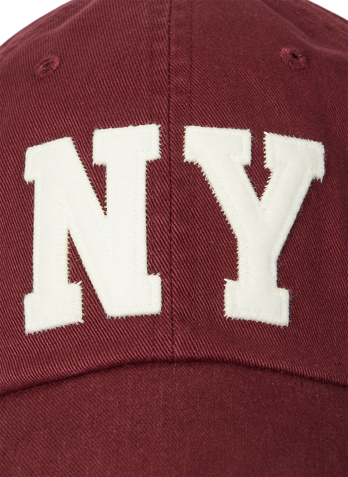 Embroidered cotton baseball cap POLO RALPH LAUREN Red