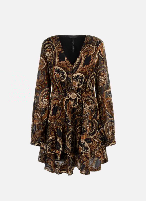 Robe patineuse mini Multicolore by GUESS GUESS Robe patineuse mini Multicolore