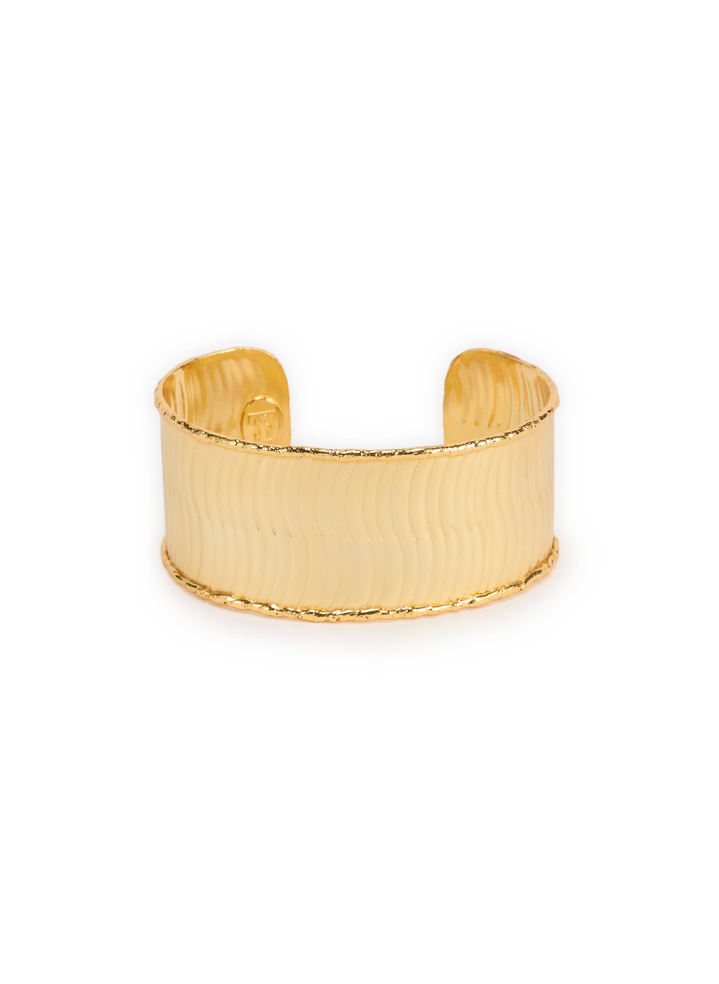 SYLVIA TOLEDANO Brass cuff Golden