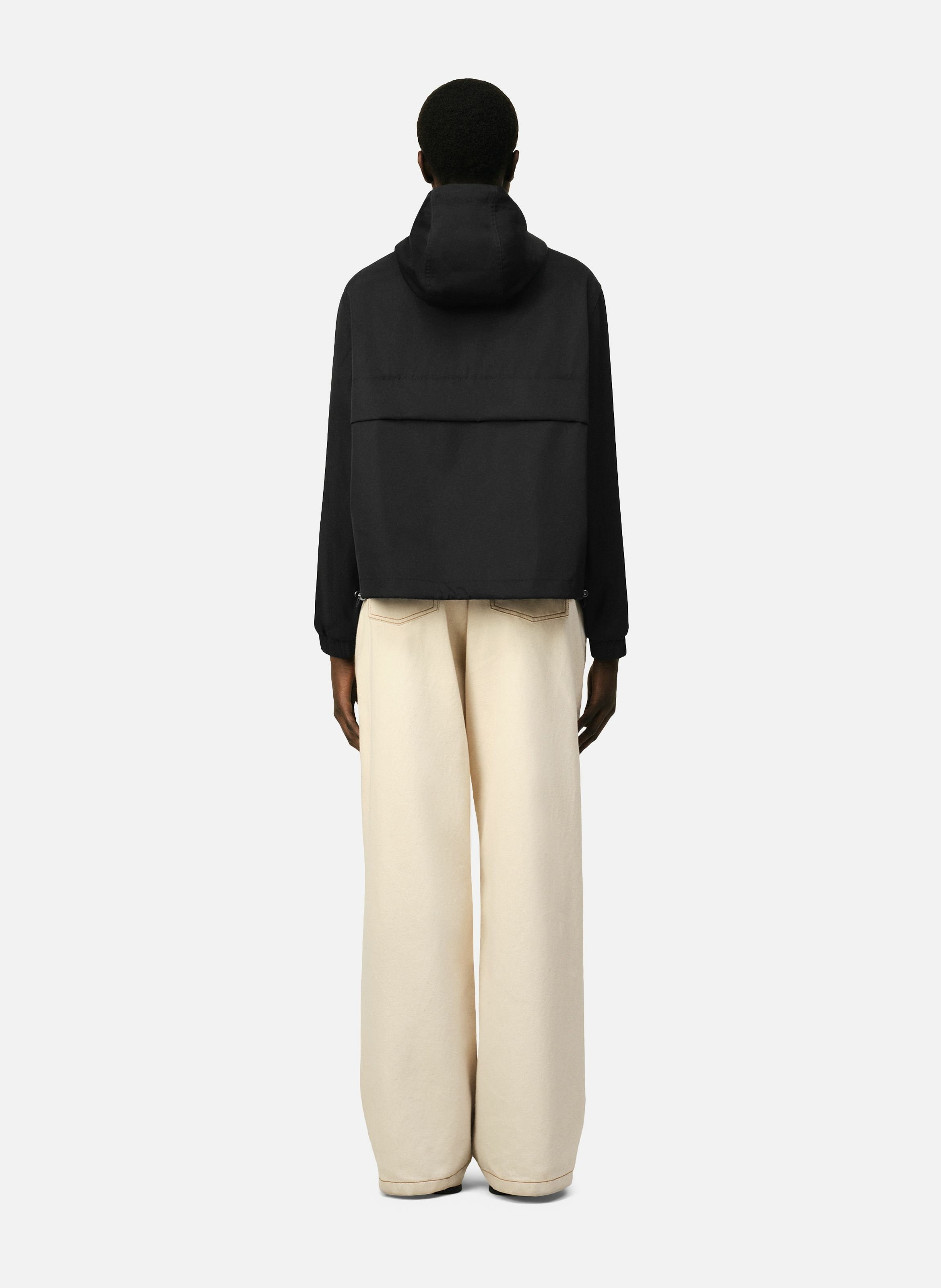 Coupe vent a capuche ami alexandre mattiussi unisexe AMI PARIS Noir