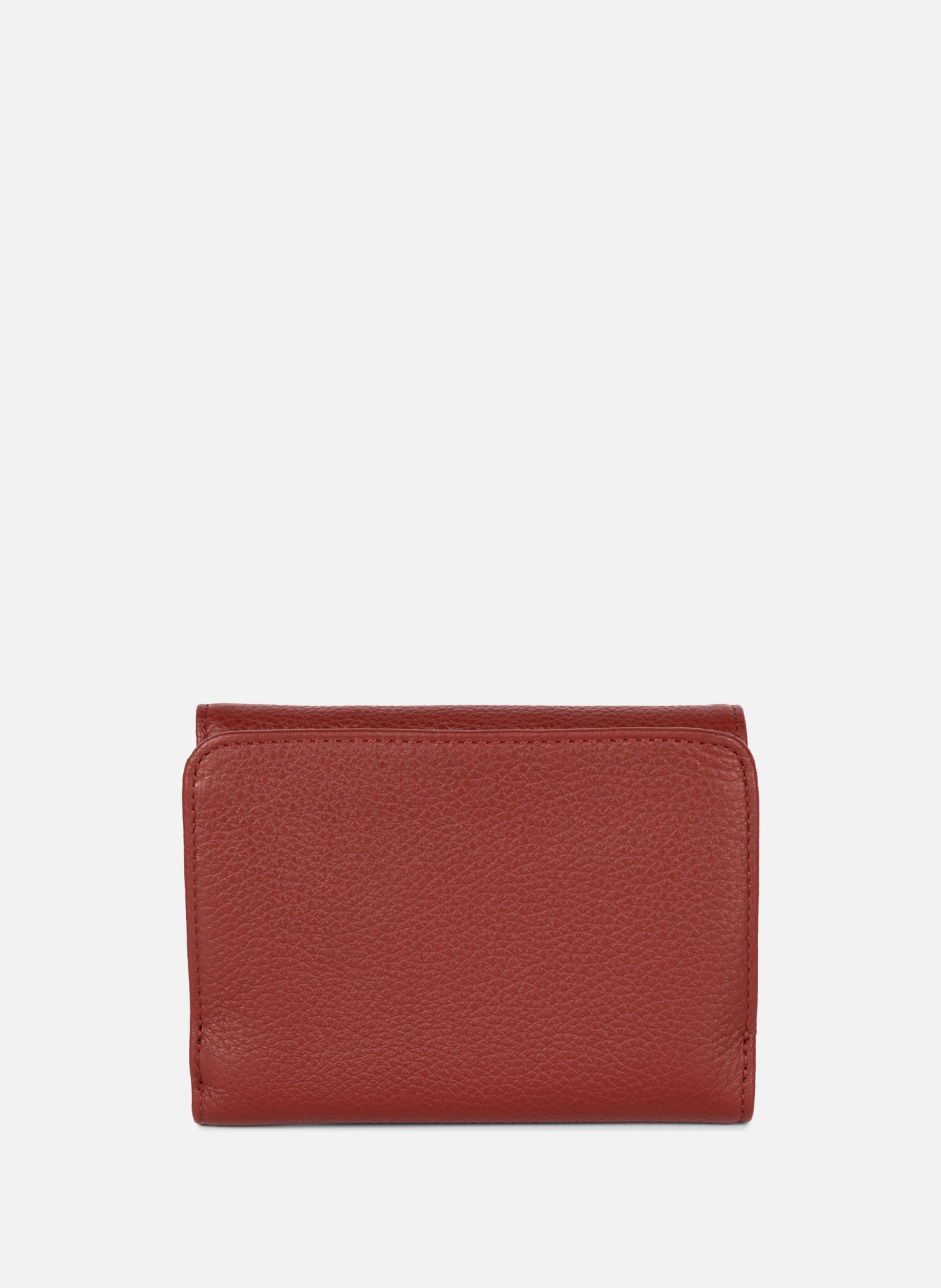 Portefeuille dos à dos - foulonné pm LANCASTER Rouge