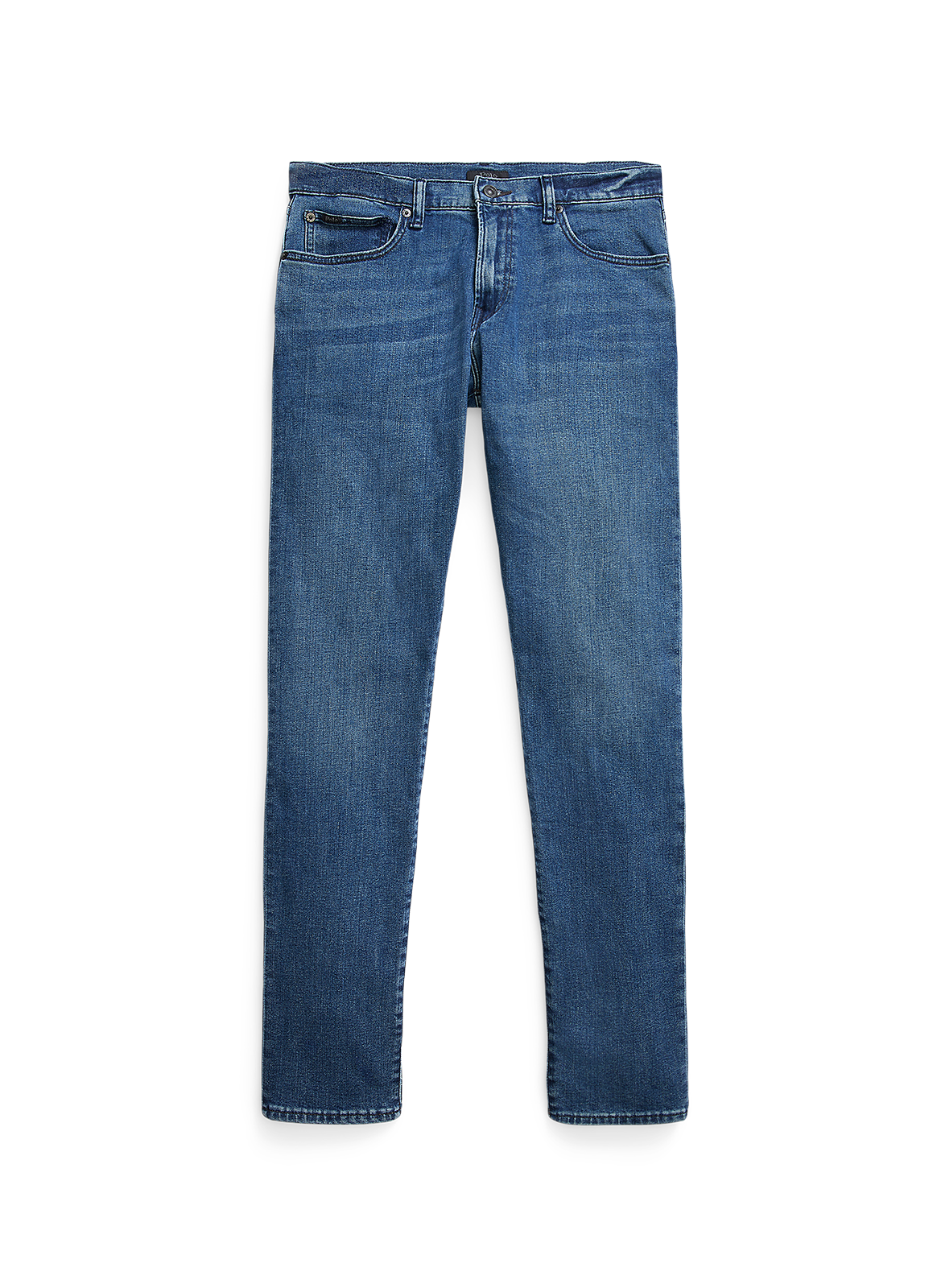 Jean coupe droite en coton mélangé POLO RALPH LAUREN Bleu