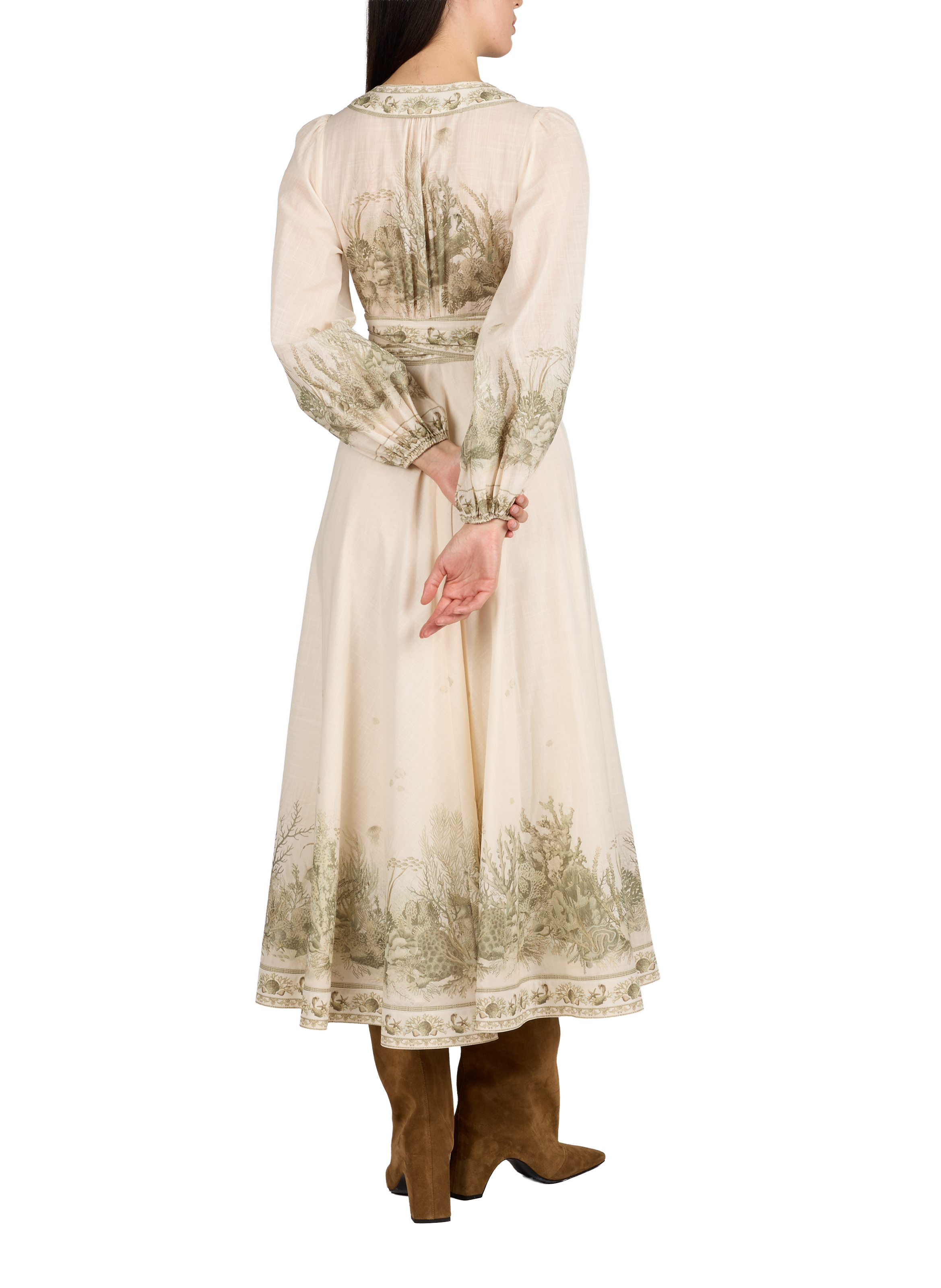 Printed cotton maxi dress ZIMMERMANN Multicolour