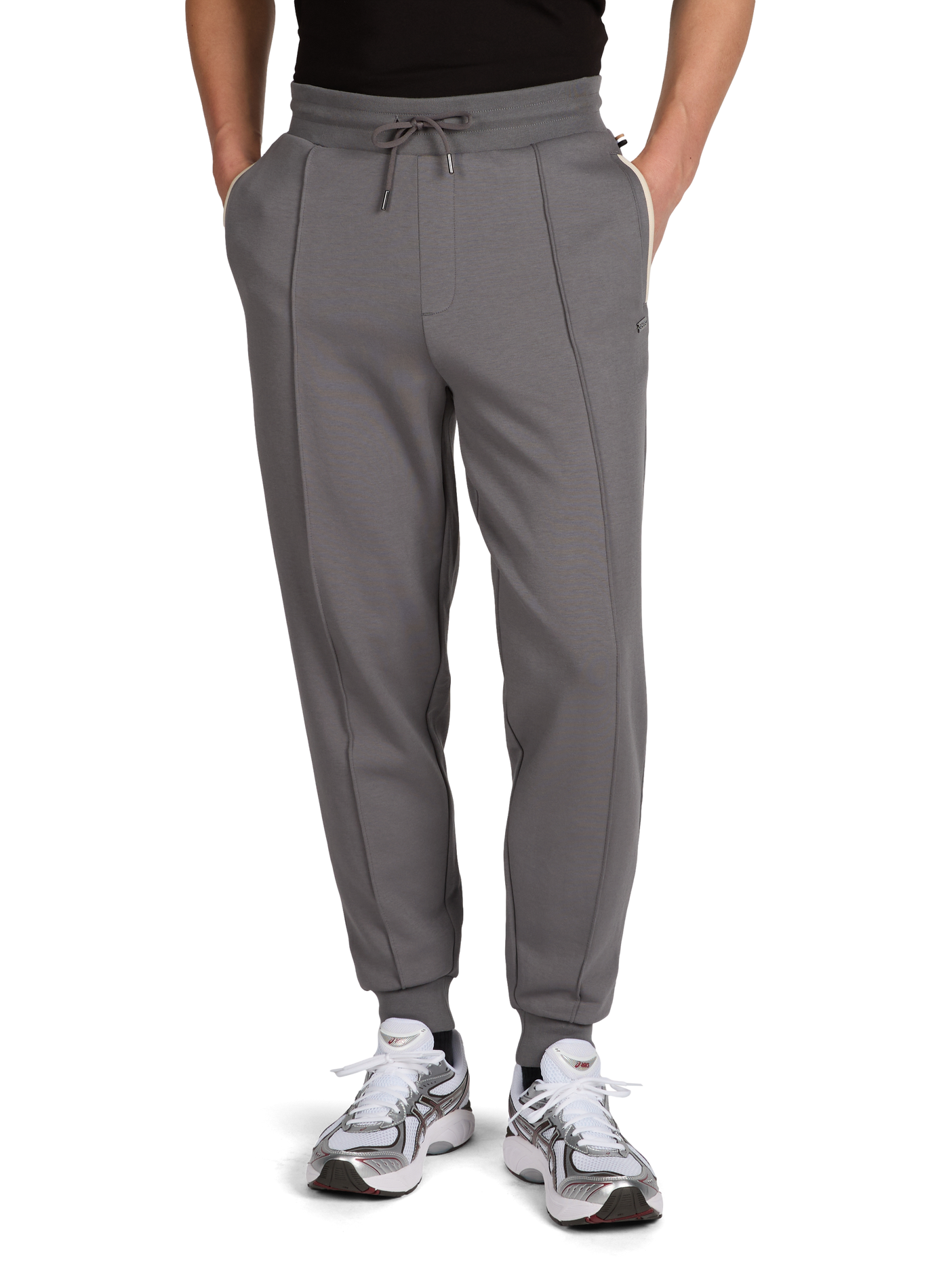 Cotton-blend joggers BOSS Grey