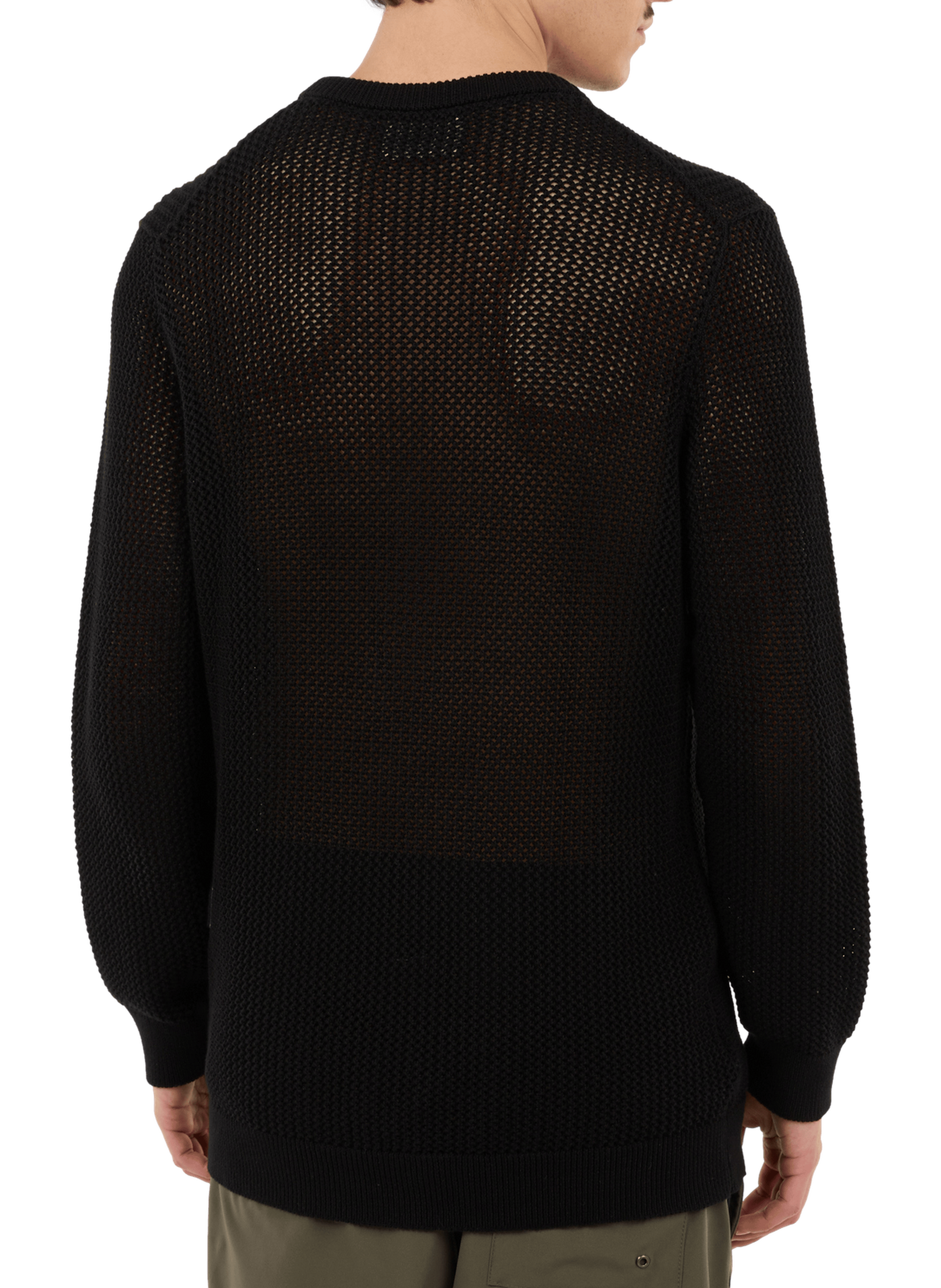 Pull Hajur ajouré en coton SAISON 1865 Noir