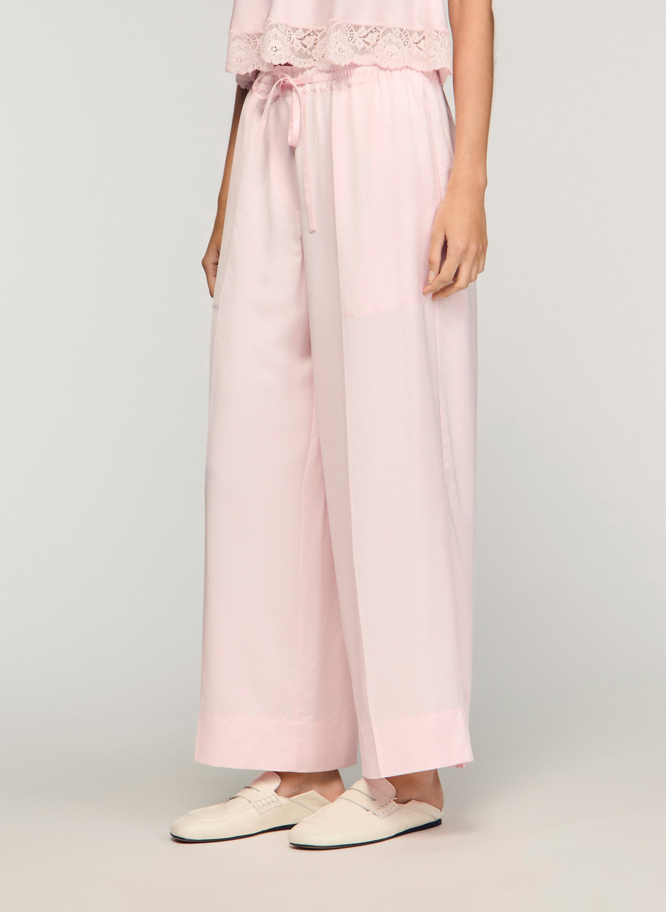 Pantalon large SANDRO Rose